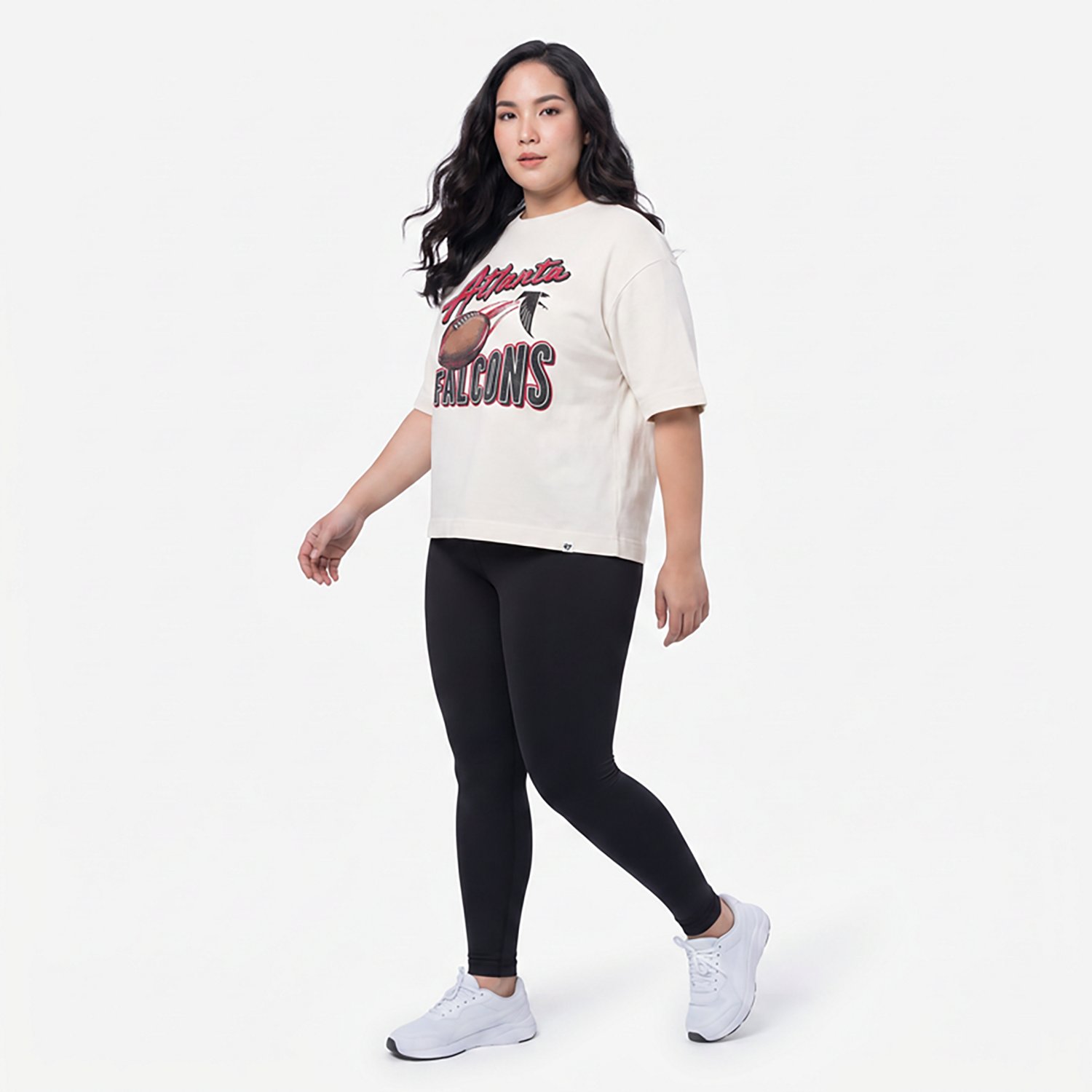 '47 Women's Falcons Dime Time Reed City Short Sleeve T-shirt
