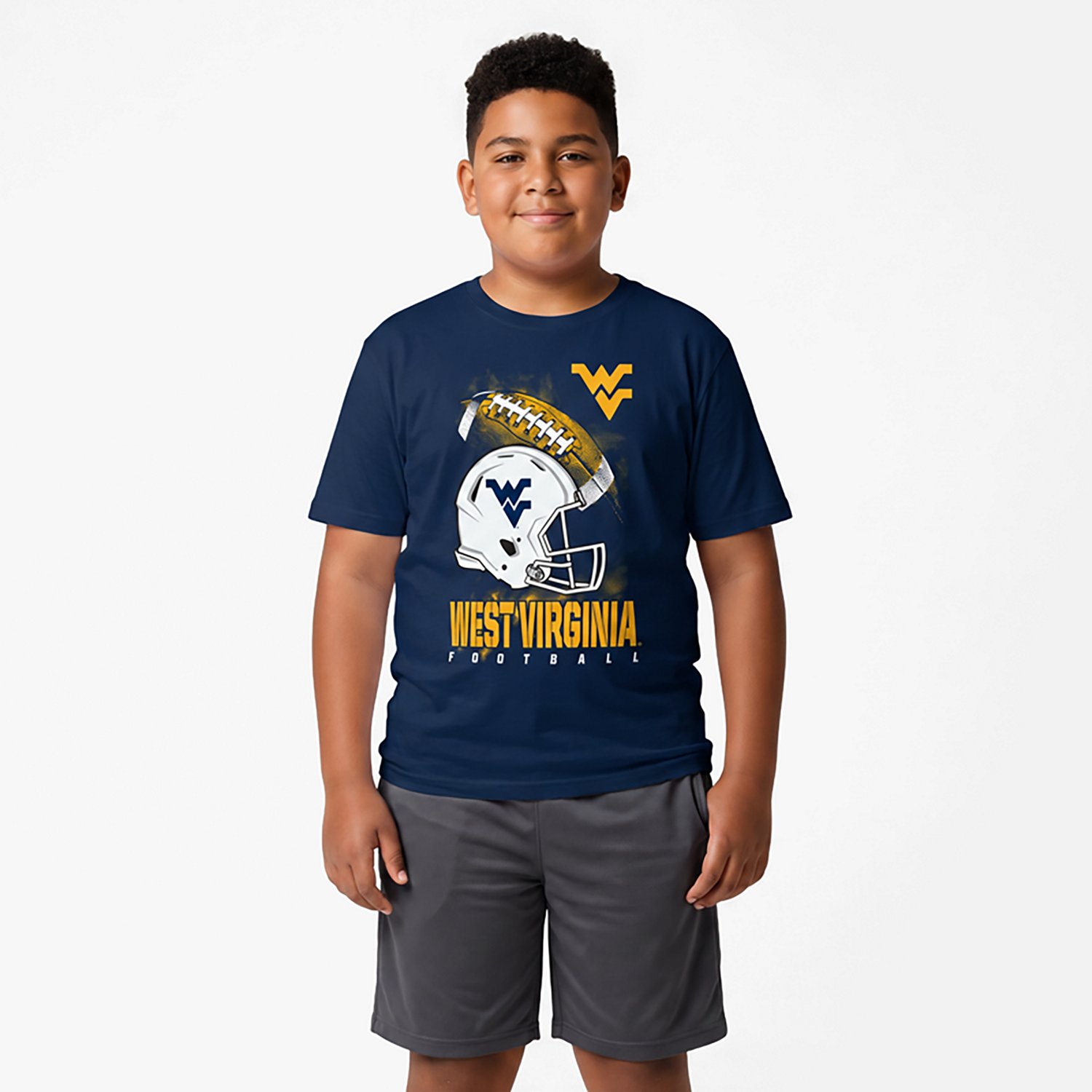 Outerstuff Boys' West Virginia University For The Glory Graphic T-shirt - view number 2