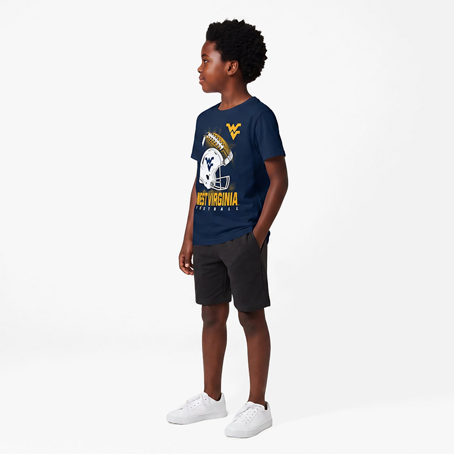 Outerstuff Boys' West Virginia University For The Glory Graphic T-shirt - view number 3