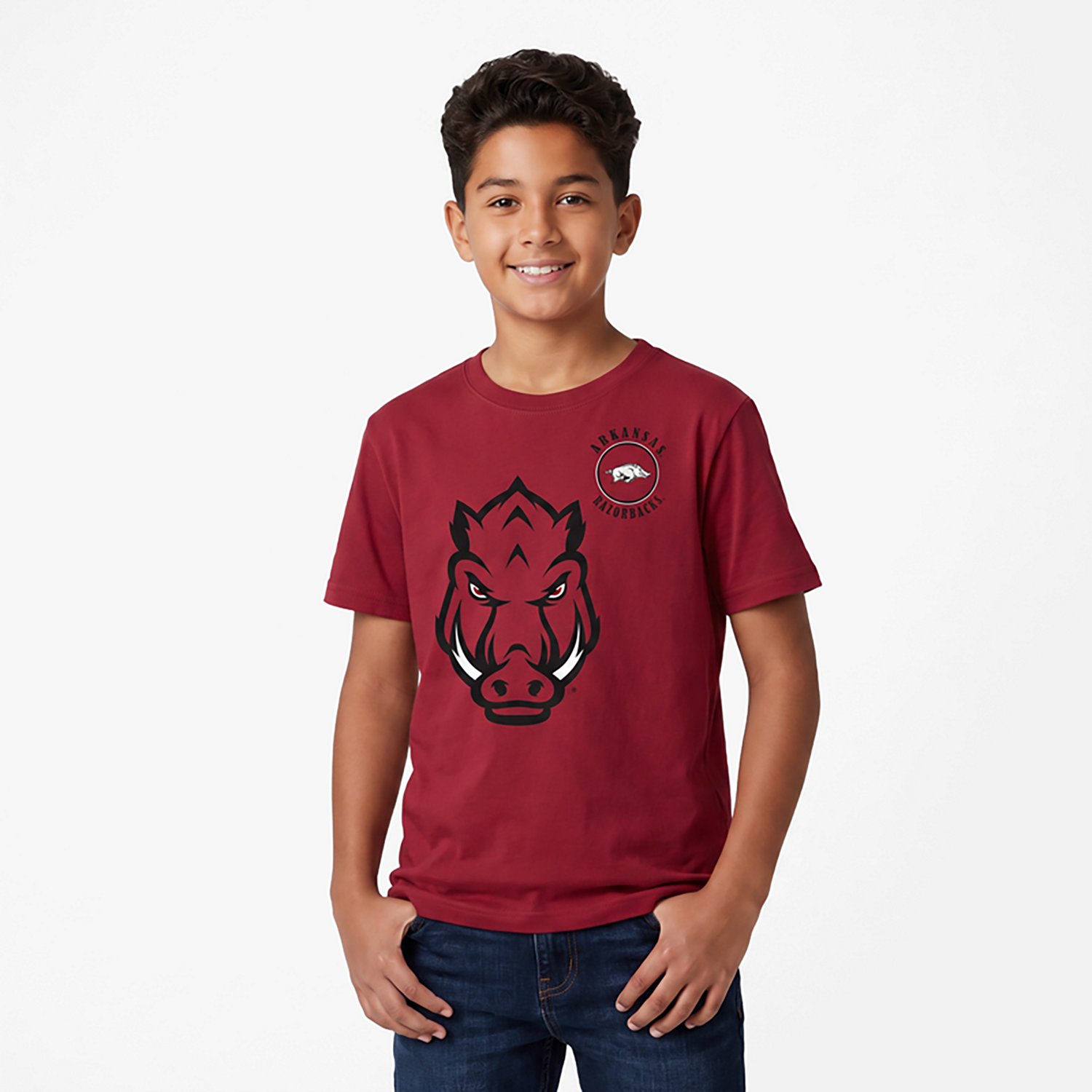 Outerstuff Boys' University of Arkansas Tailgater Graphic T-shirt - view number 2