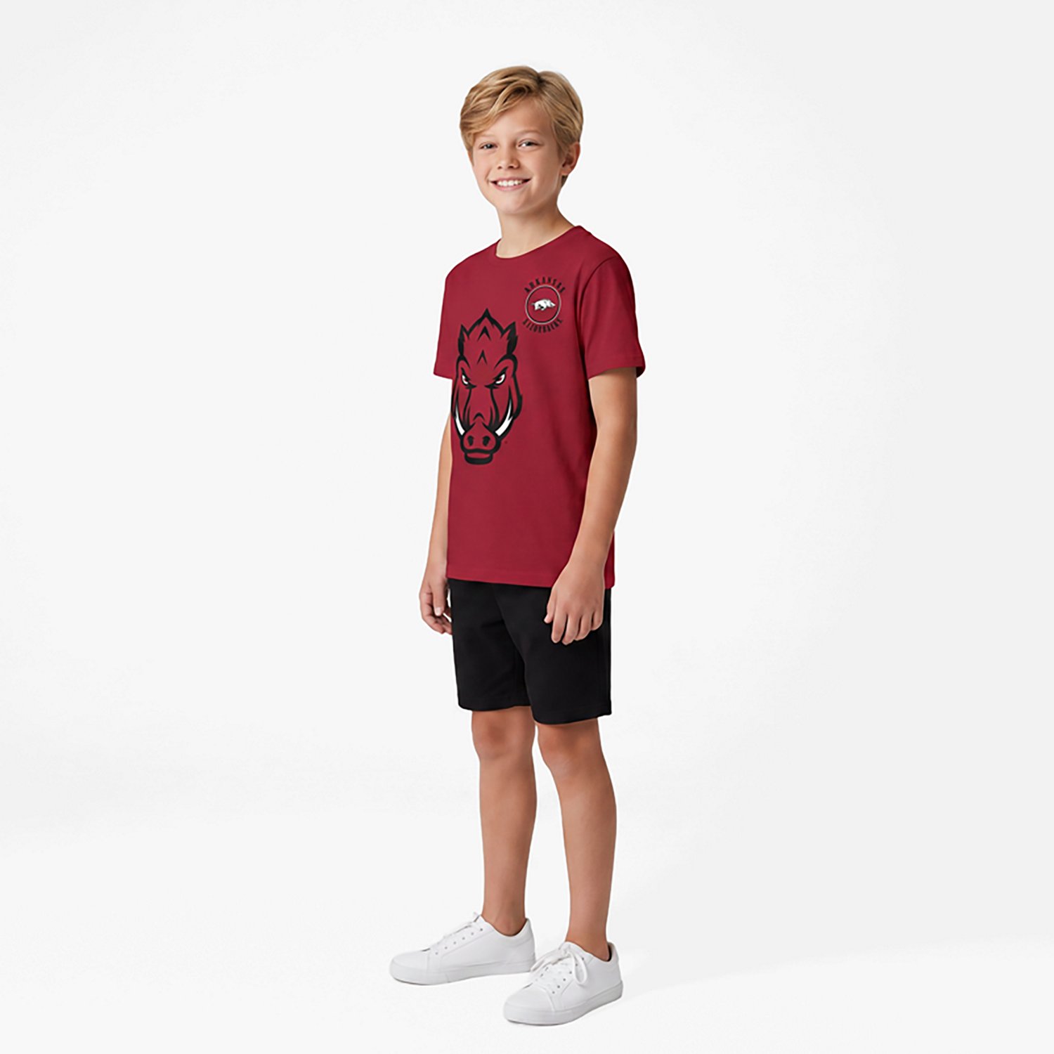 Outerstuff Boys' University of Arkansas Tailgater Graphic T-shirt - view number 3