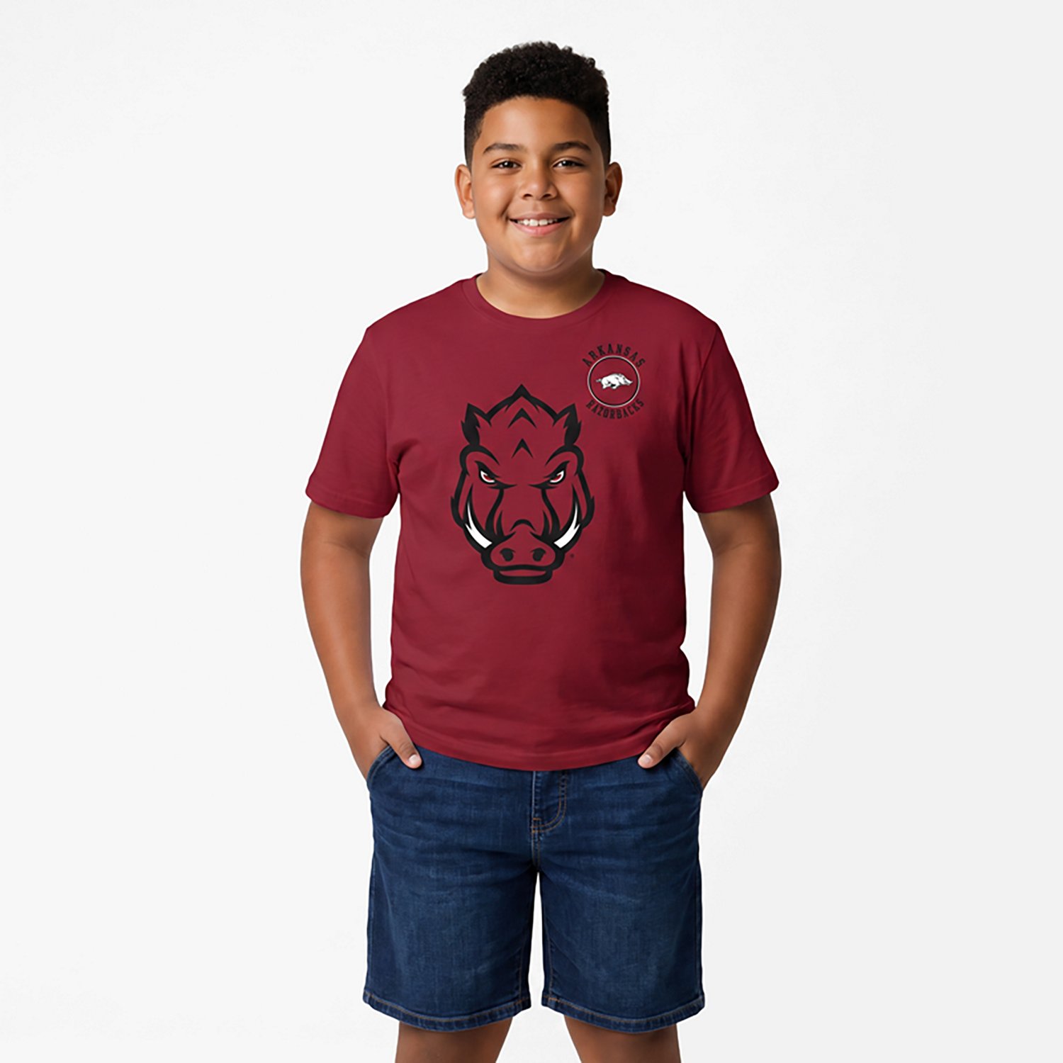 Outerstuff Boys' University of Arkansas Tailgater Graphic T-shirt