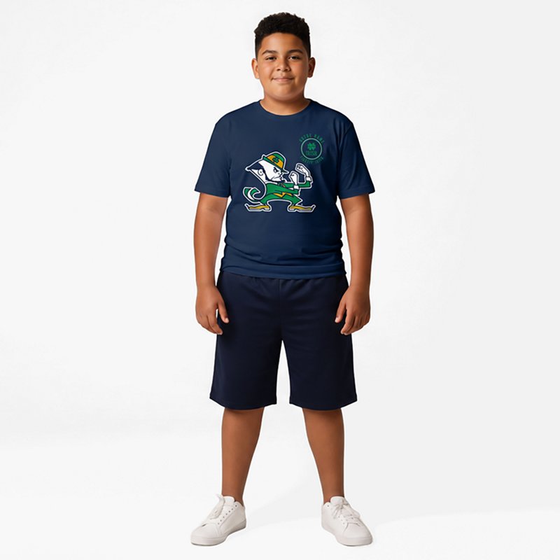 Outerstuff Big Boys' and Girls' Navy Notre Dame Fighting Irish Tailgater Hometown T-Shirt - Navy