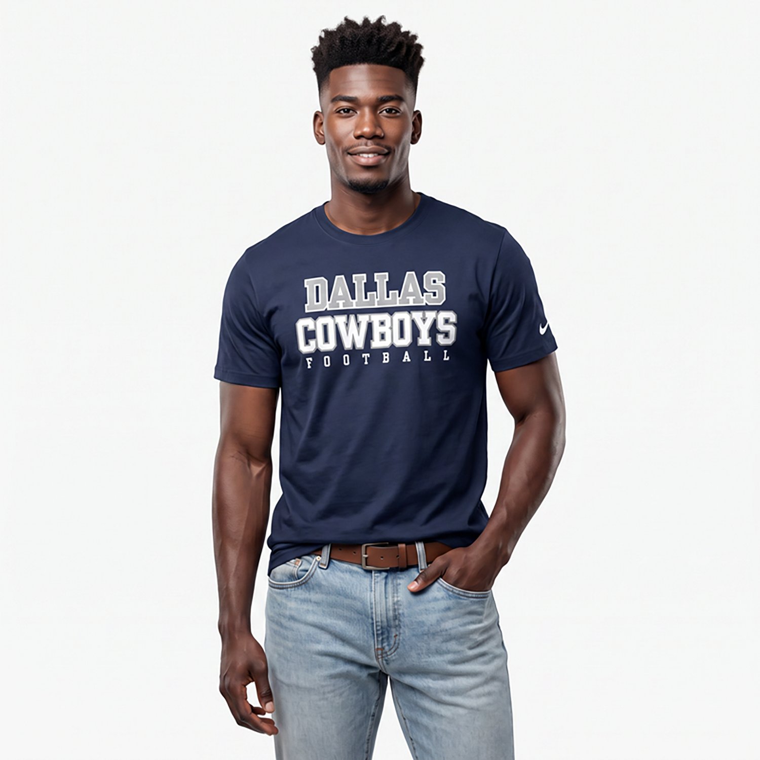 Nike Men's Dallas Cowboys Practice Graphic T-shirt - view number 2