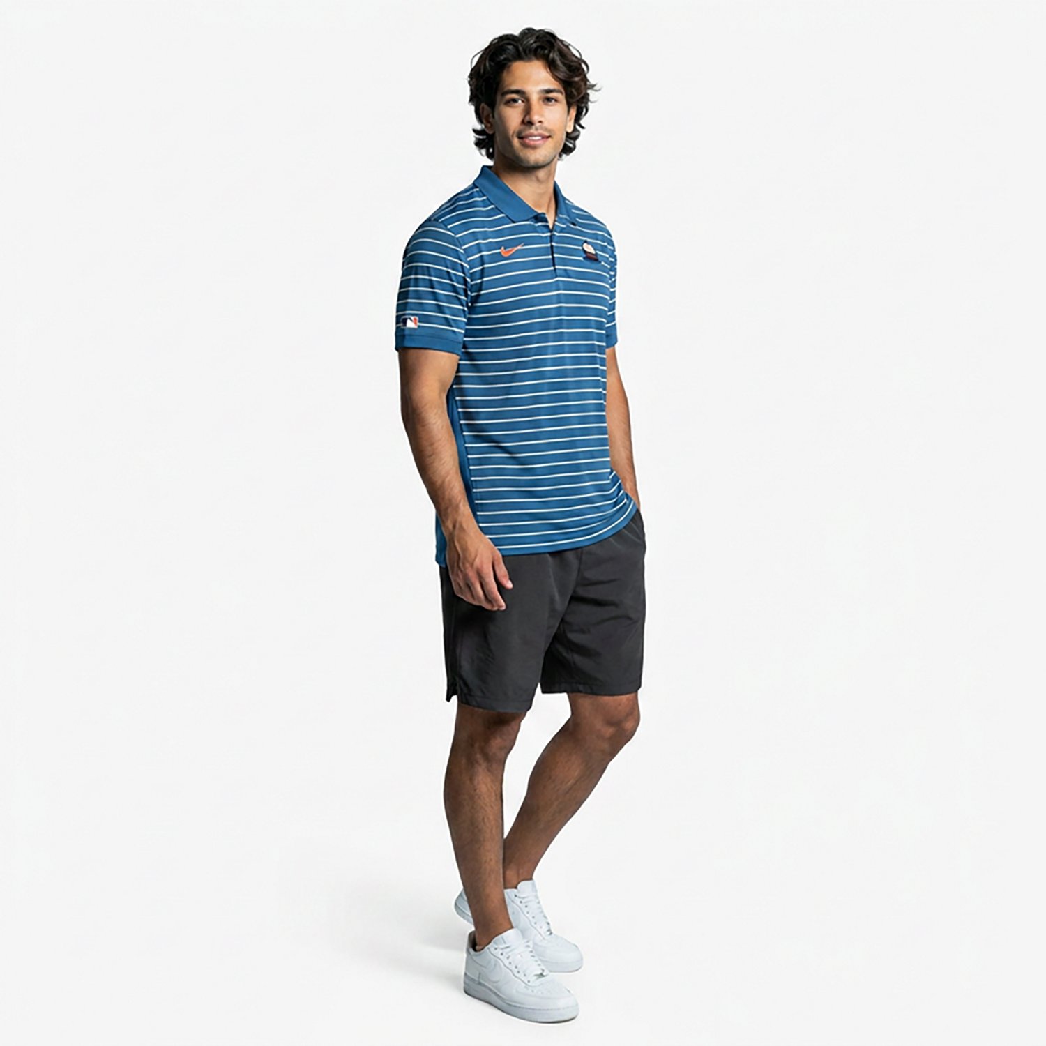 Nike Milwaukee Brewers 2026 City Connect Authentic Collection Striped Victory Dri-FIT Polo - view number 3