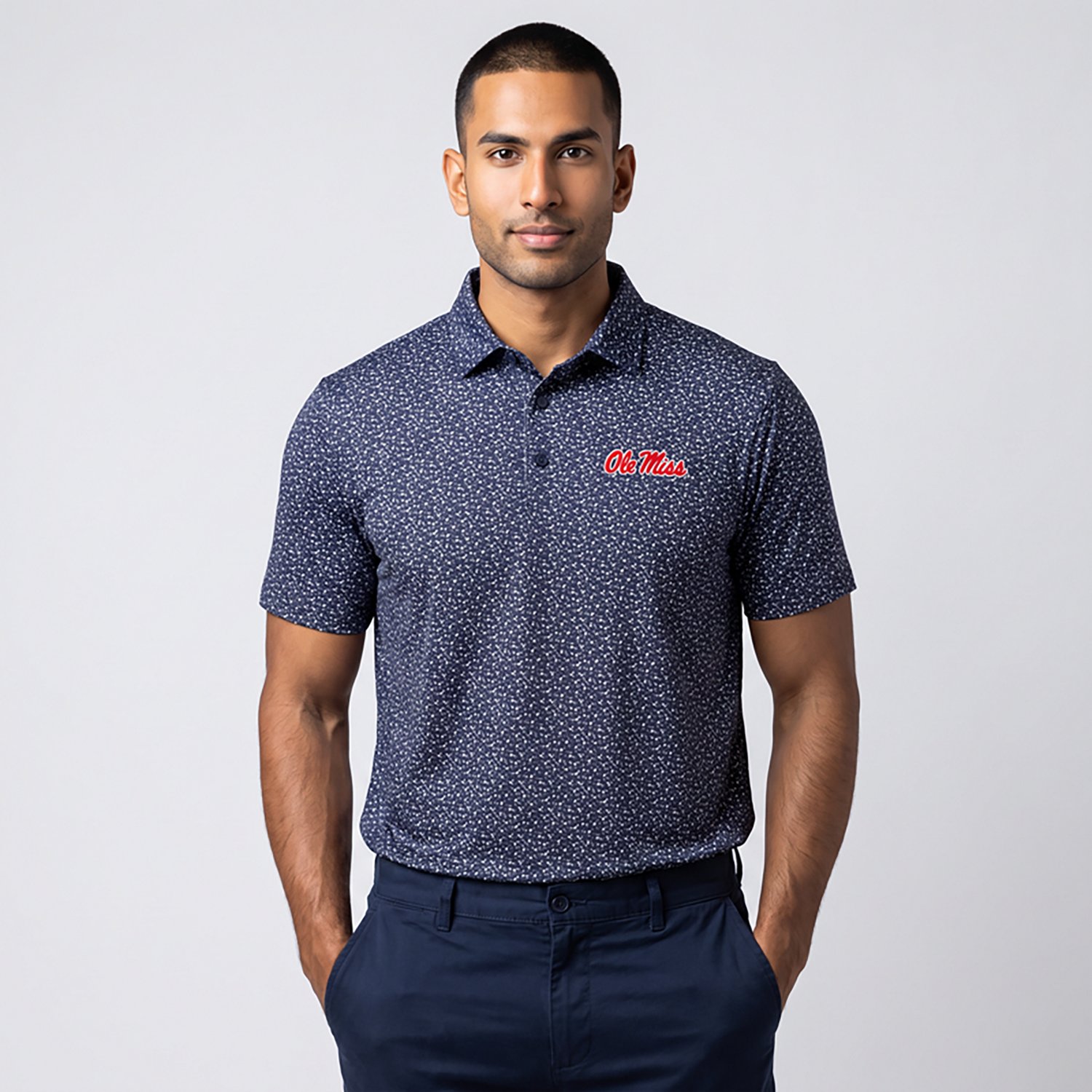 Antigua Men's University of Mississippi Vigorous Polo Shirt