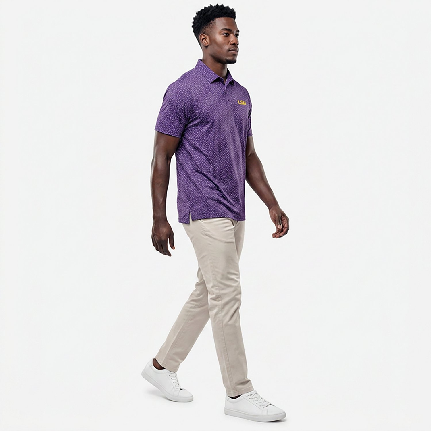 Antigua Men's Louisiana State University Vigorous Polo Shirt - view number 3