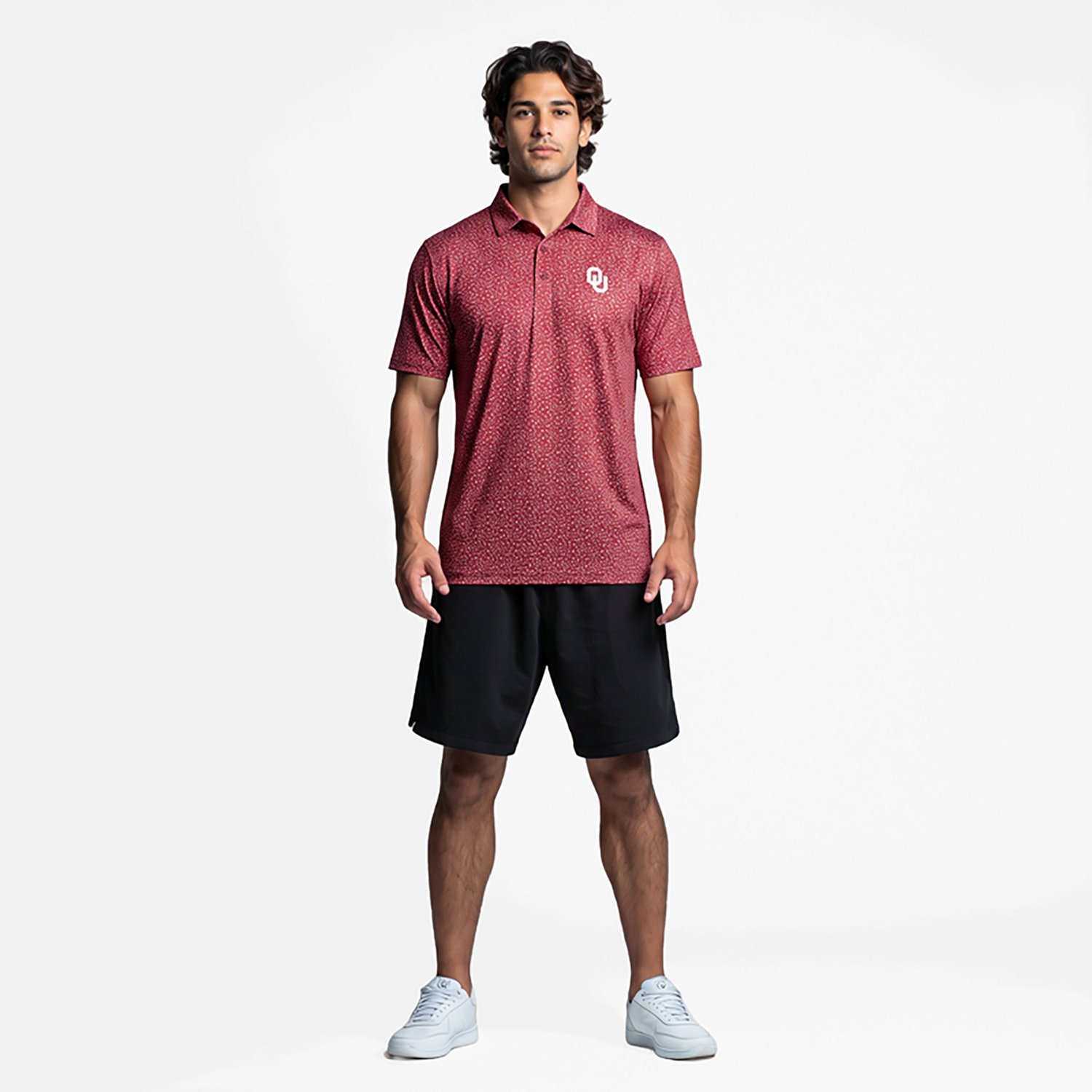 Antigua Men's University of Oklahoma Vigorous Polo Shirt
