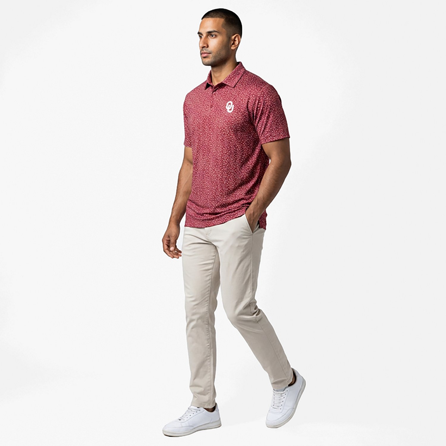 Antigua Men's University of Oklahoma Vigorous Polo Shirt - view number 3