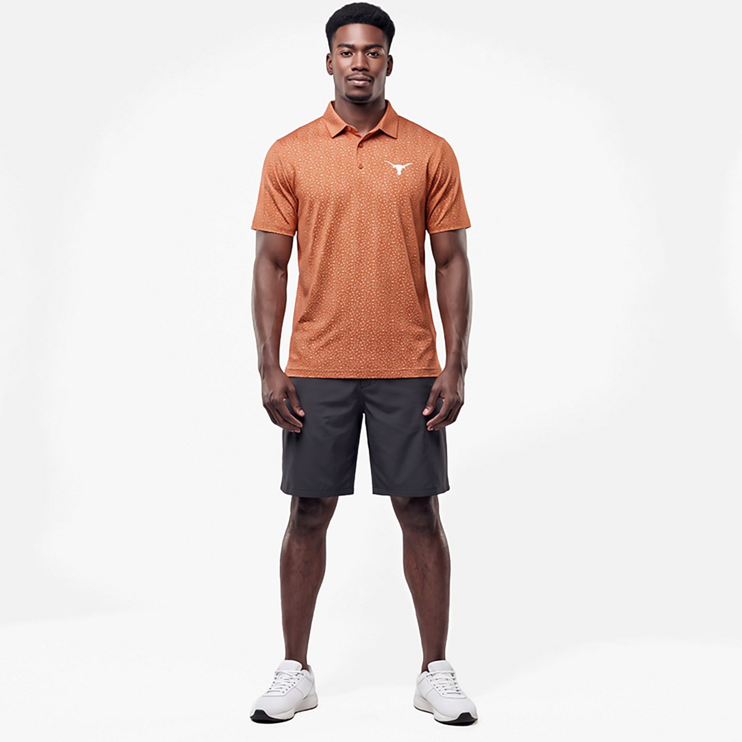 Antigua Men's University of Texas Vigorous Polo Shirt