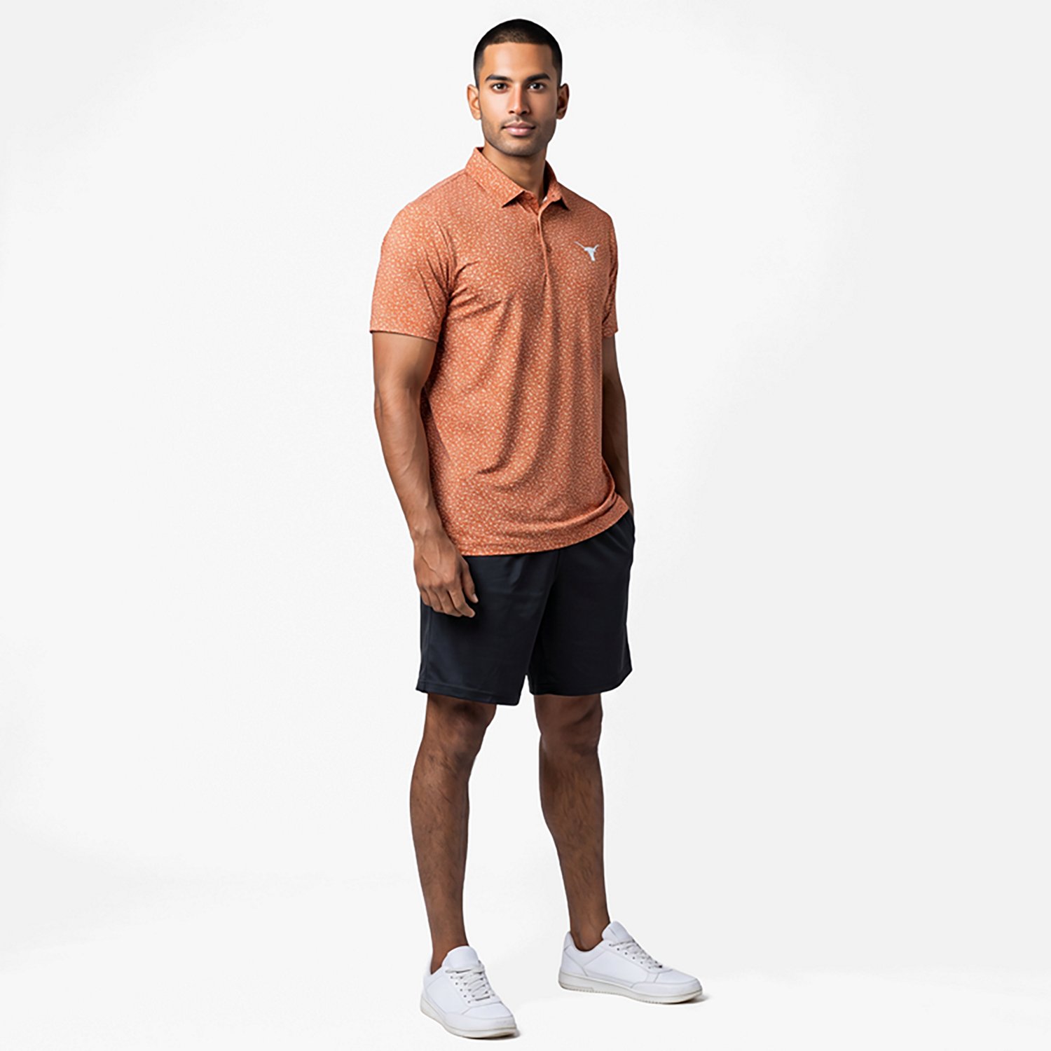 Antigua Men's University of Texas Vigorous Polo Shirt - view number 3