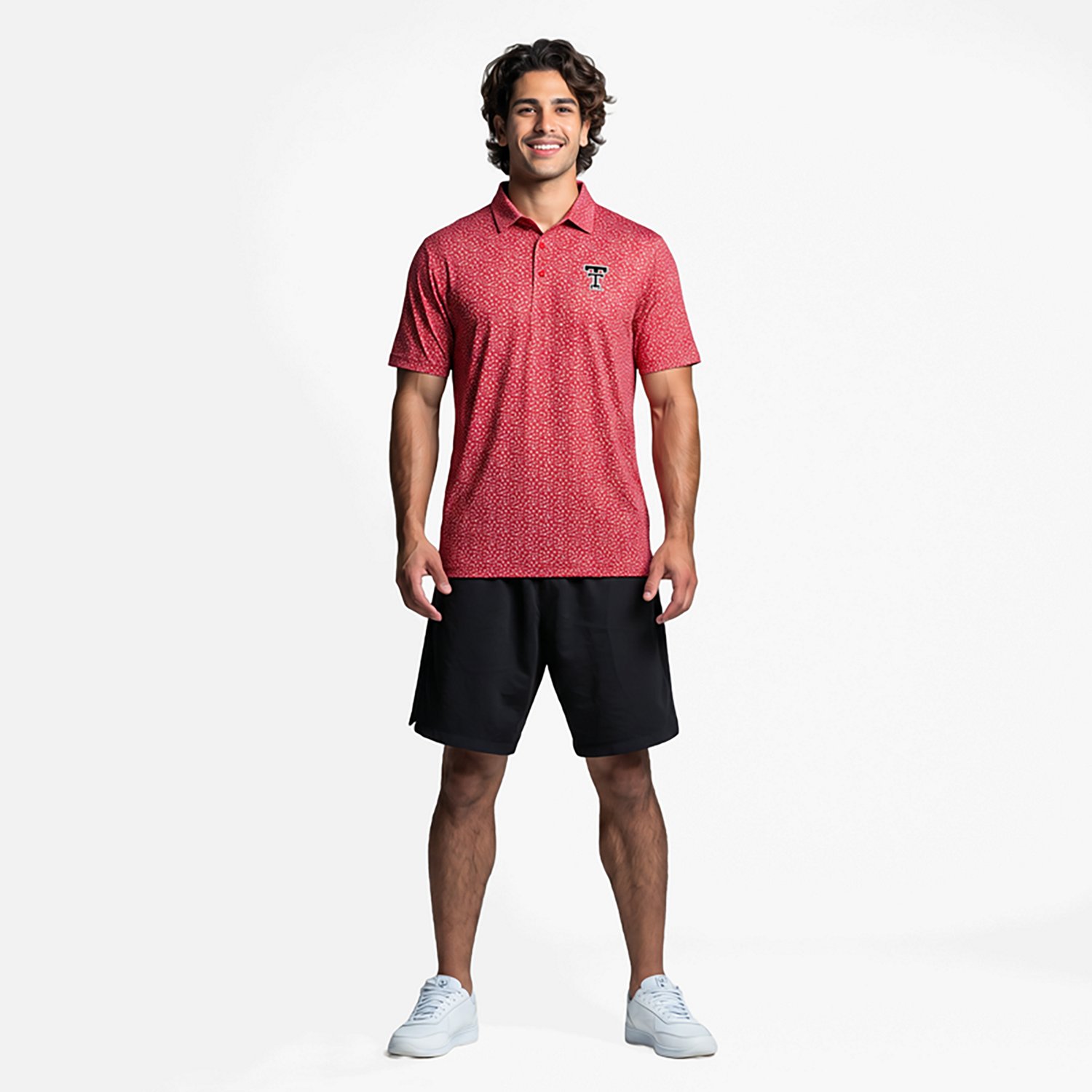 Antigua Men's Texas Tech University Vigorous Polo Shirt
