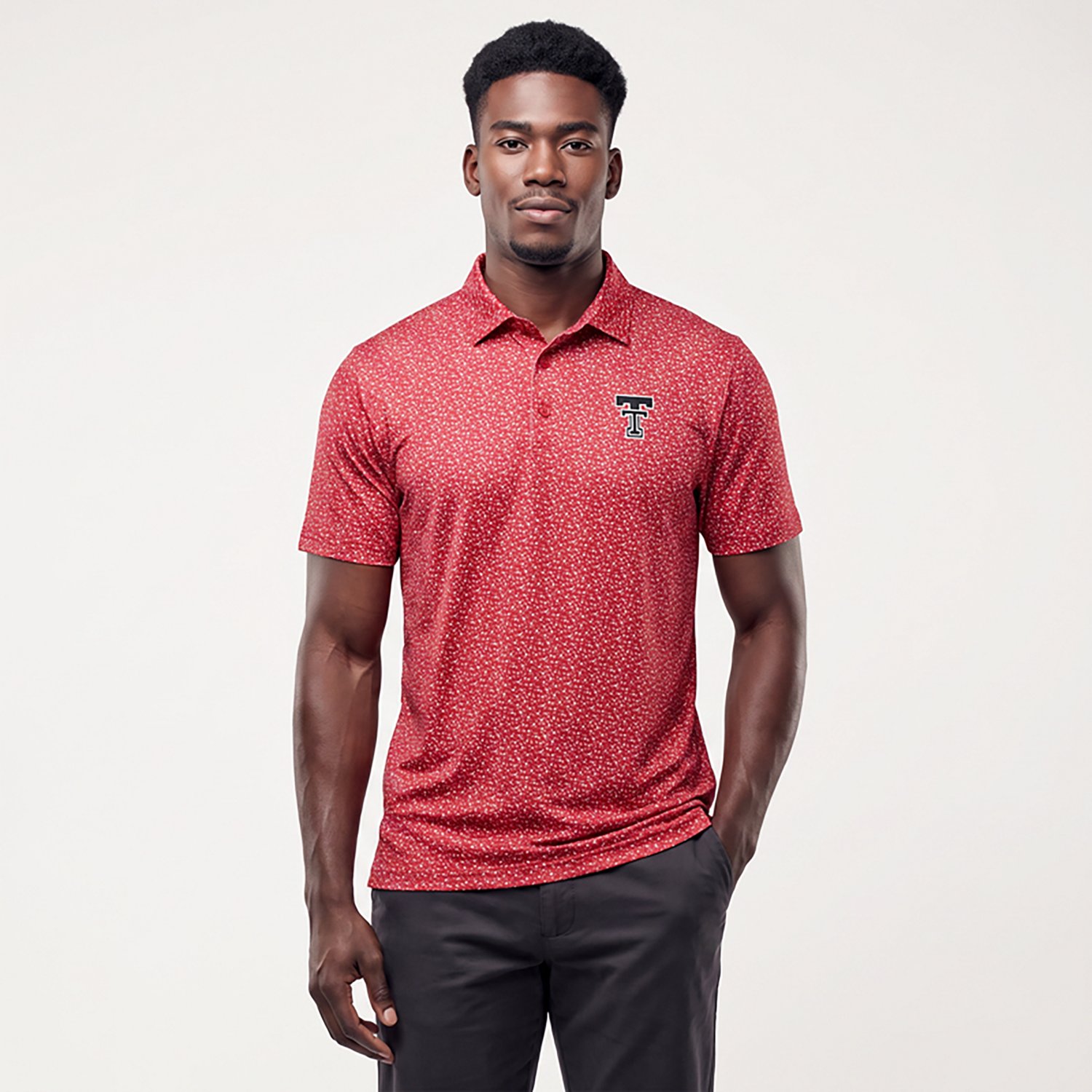 Antigua Men's Texas Tech University Vigorous Polo Shirt - view number 2