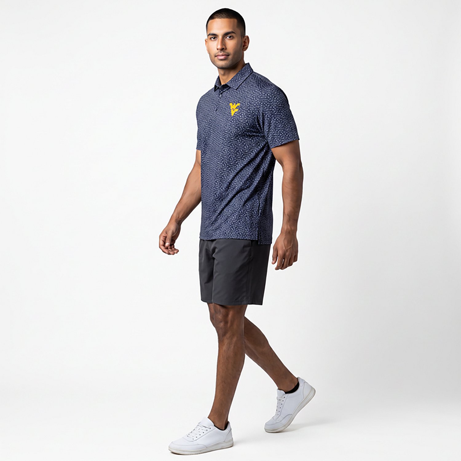 Antigua Men's West Virginia University Vigorous Polo Shirt - view number 3