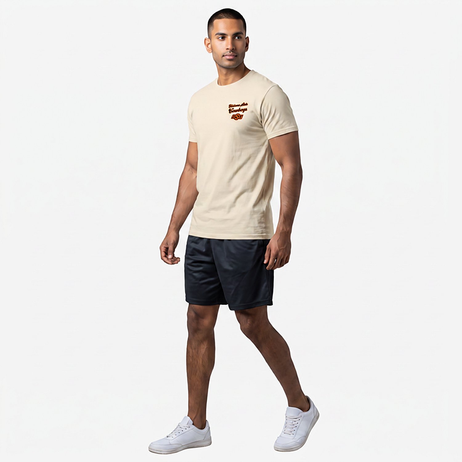 Image One Men's Oklahoma State University Mascot Layout Graphic T-shirt