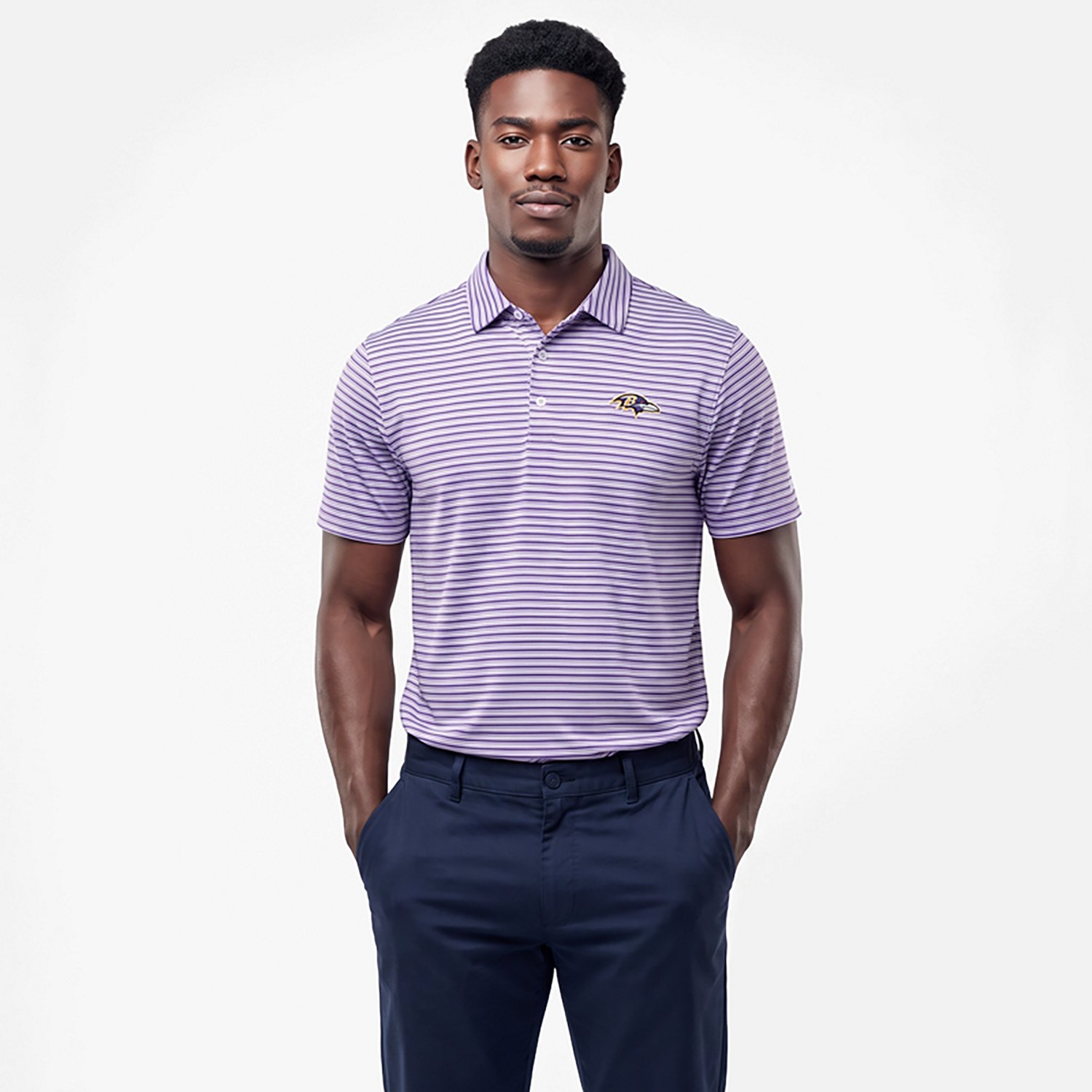 Antigua Men's Baltimore Ravens Streamline Polo Shirt