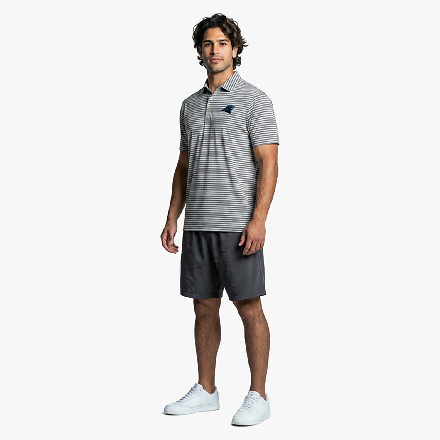 Antigua Men's Carolina Panthers Streamline Polo Shirt - view number 3