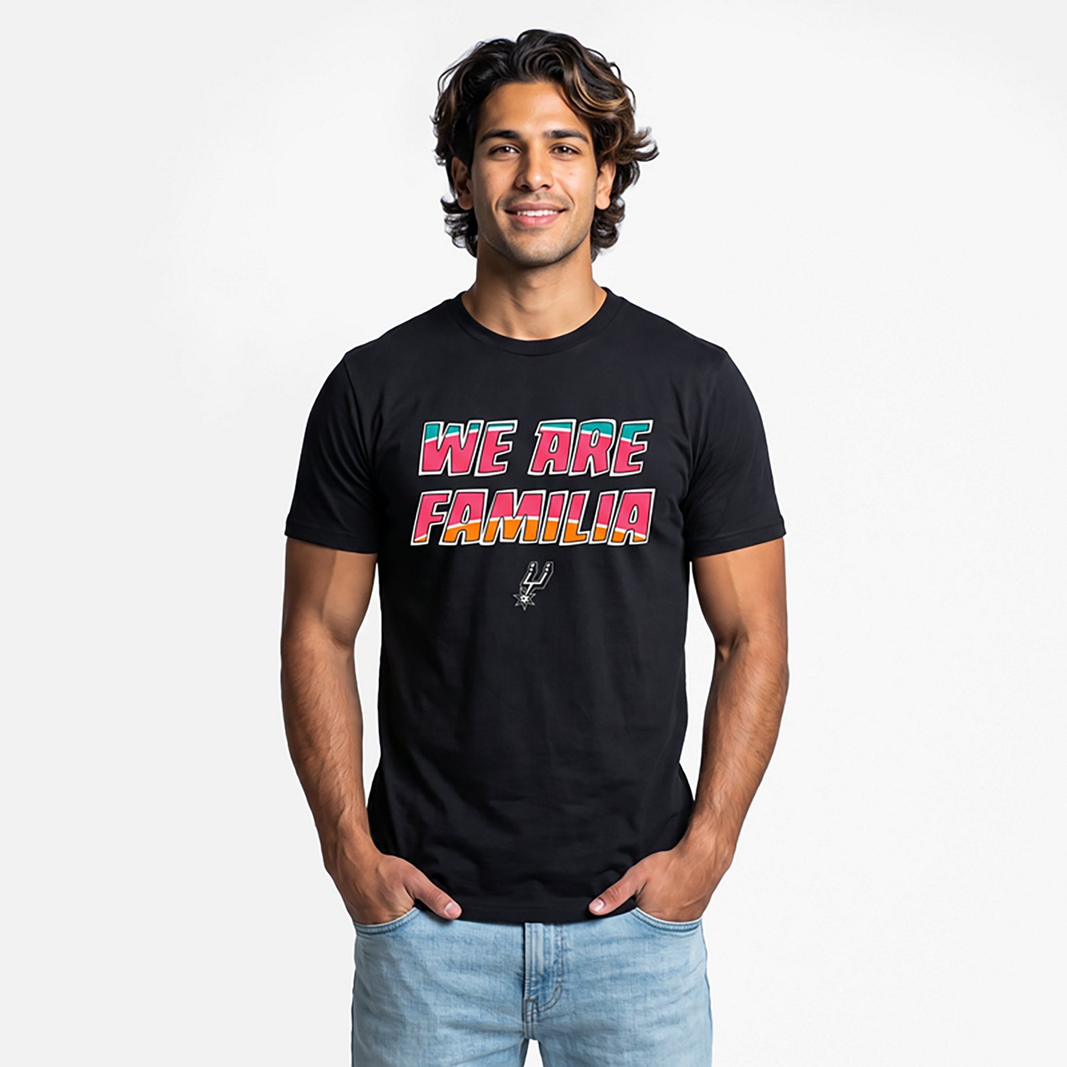 Something Inked Men's San Antonio Spurs We Are Familia T-Shirt - view number 2