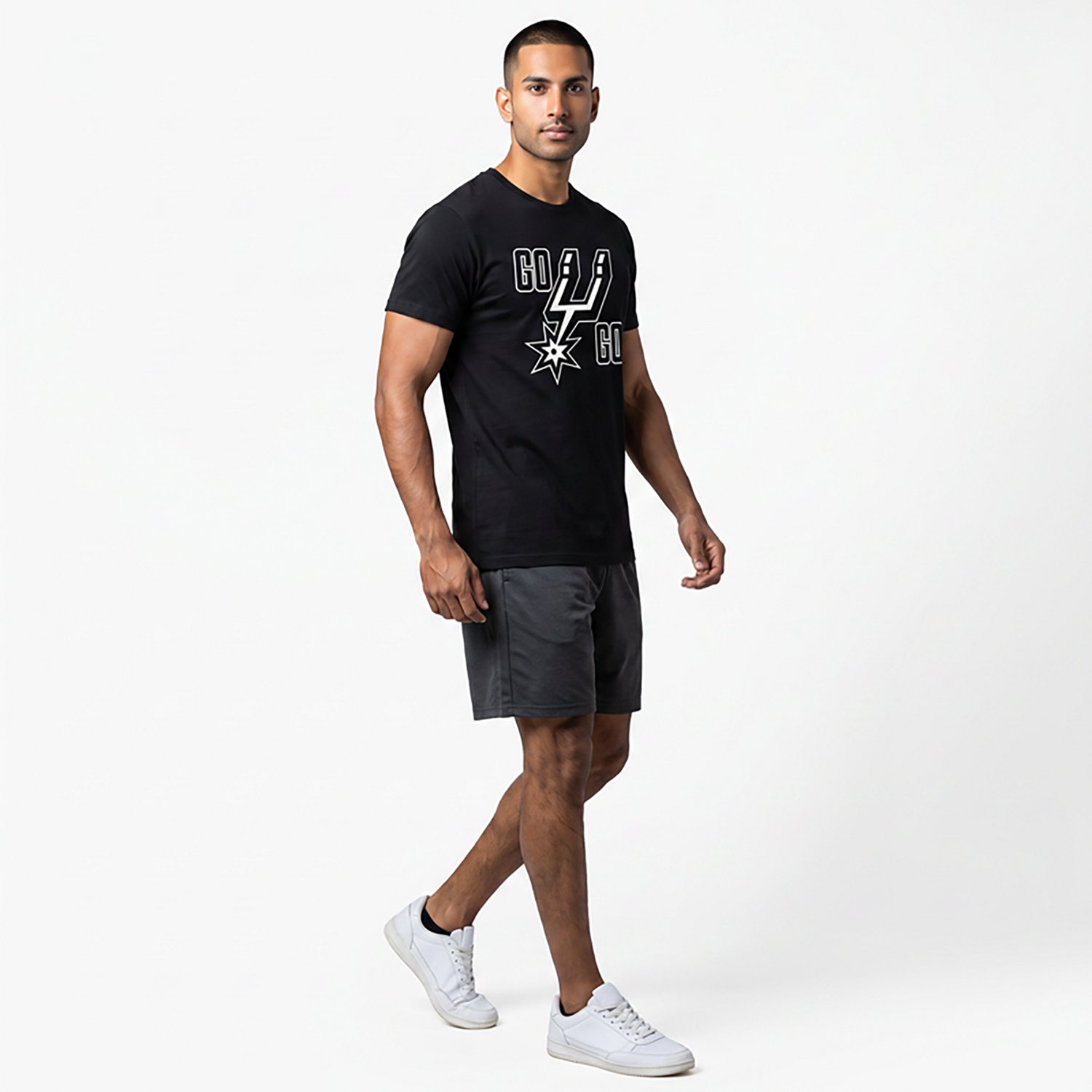 Something Inked Men's San Antonio Spurs Go Spurs Go T-Shirt - view number 3
