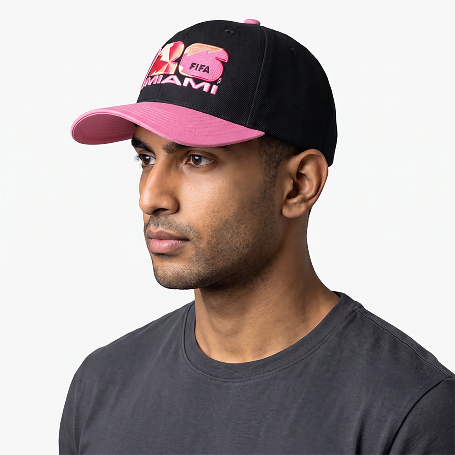 Outerstuff Pink FIFA World Cup 2026 Miami Host City Pro Snapback Hat - view number 2