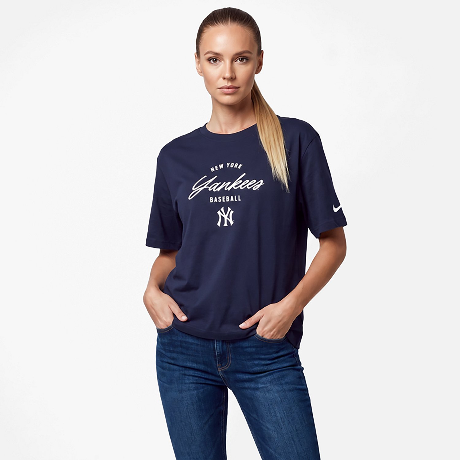 Nike Aaron Judge New York Yankees Premium Essentials Boxy Name  Number T-Shirt - view number 2