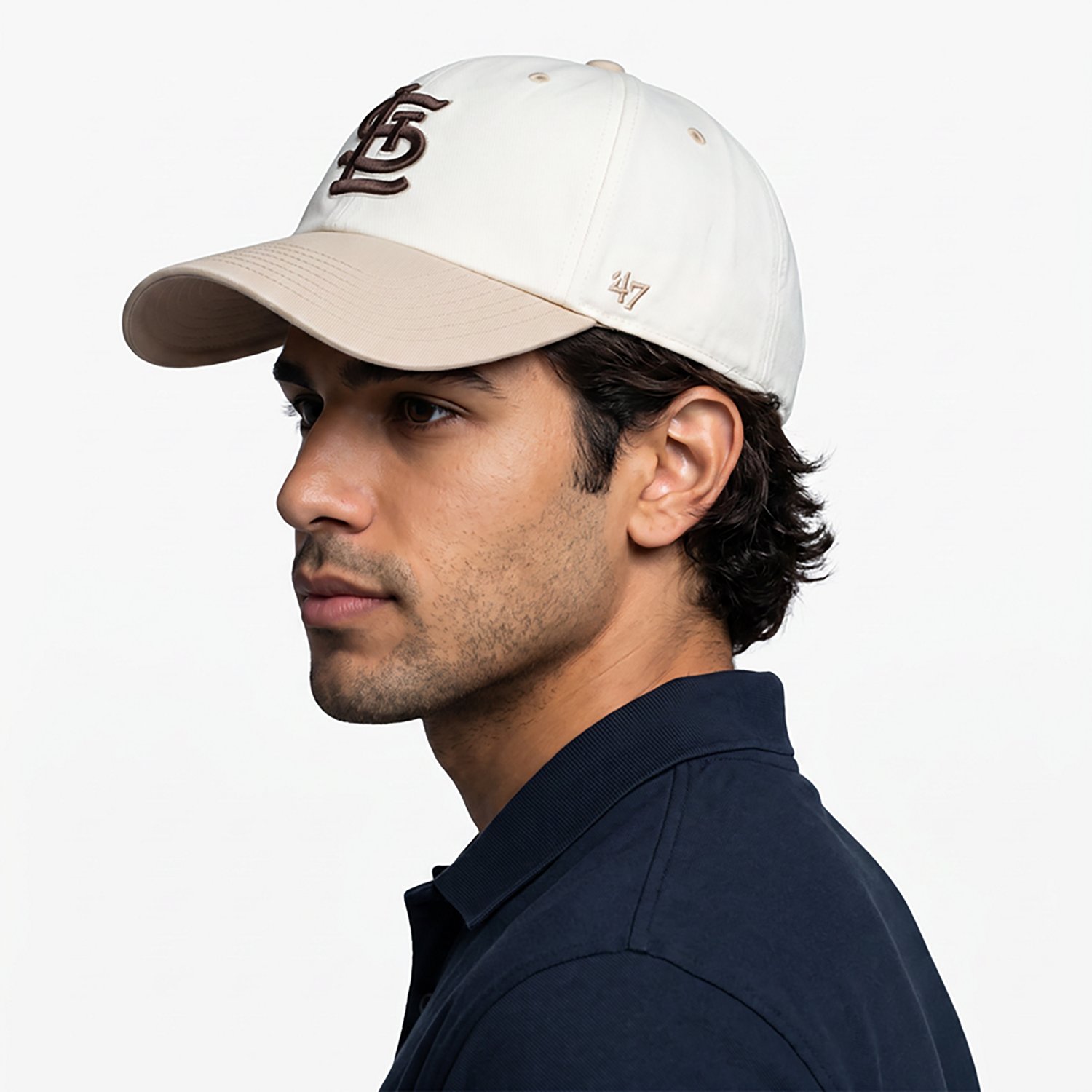 '47 Tan St Louis Cardinals Neutral Terrain Clean Up Adjustable Hat - view number 2