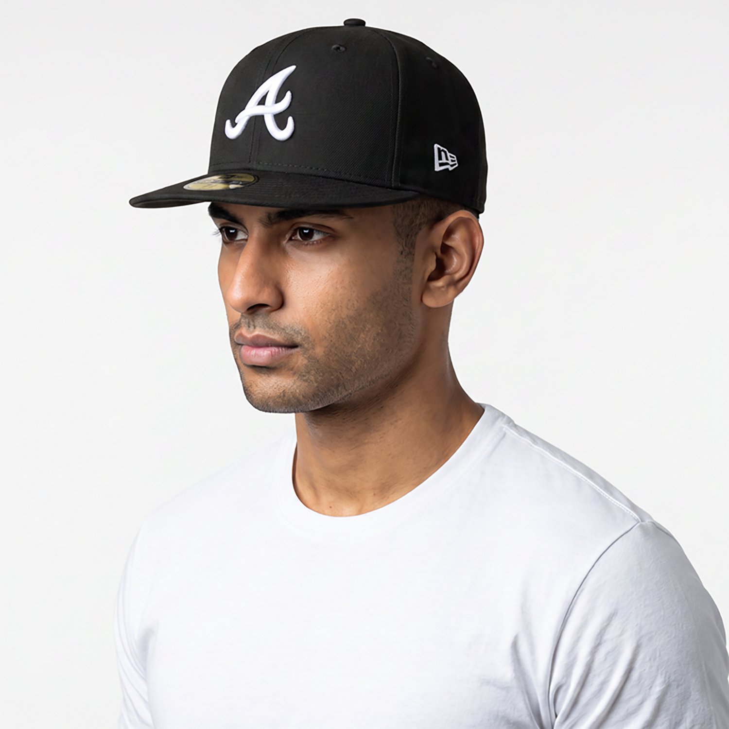 New Era Atlanta Braves Team Logo 59FIFTY Fitted Hat - view number 2