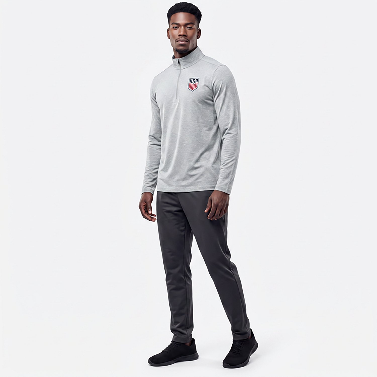 Antigua USMNT Hunk Quarter-Zip Top - view number 3
