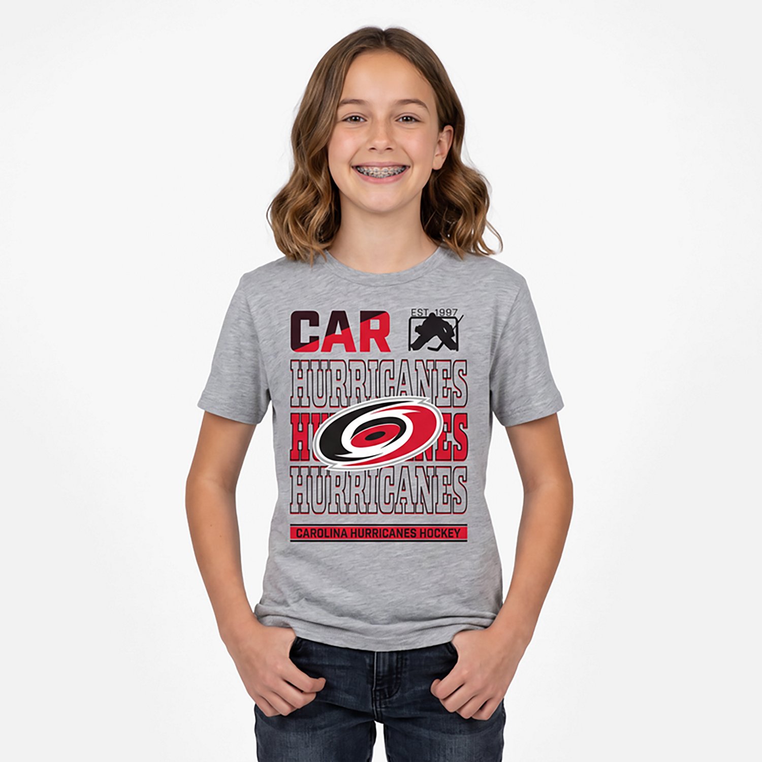 Youth Outerstuff Carolina Hurricanes Timeless T-Shirt - view number 2