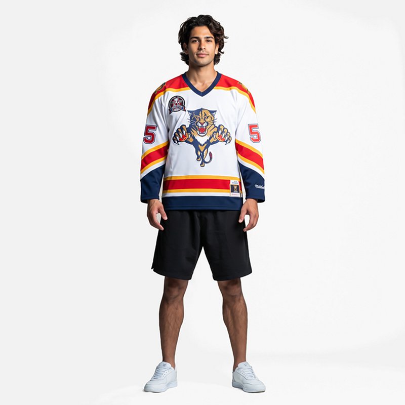 Mitchell & Ness Men's Ed Jovanovski White Florida Panthers 1996 Power Play Jersey - White