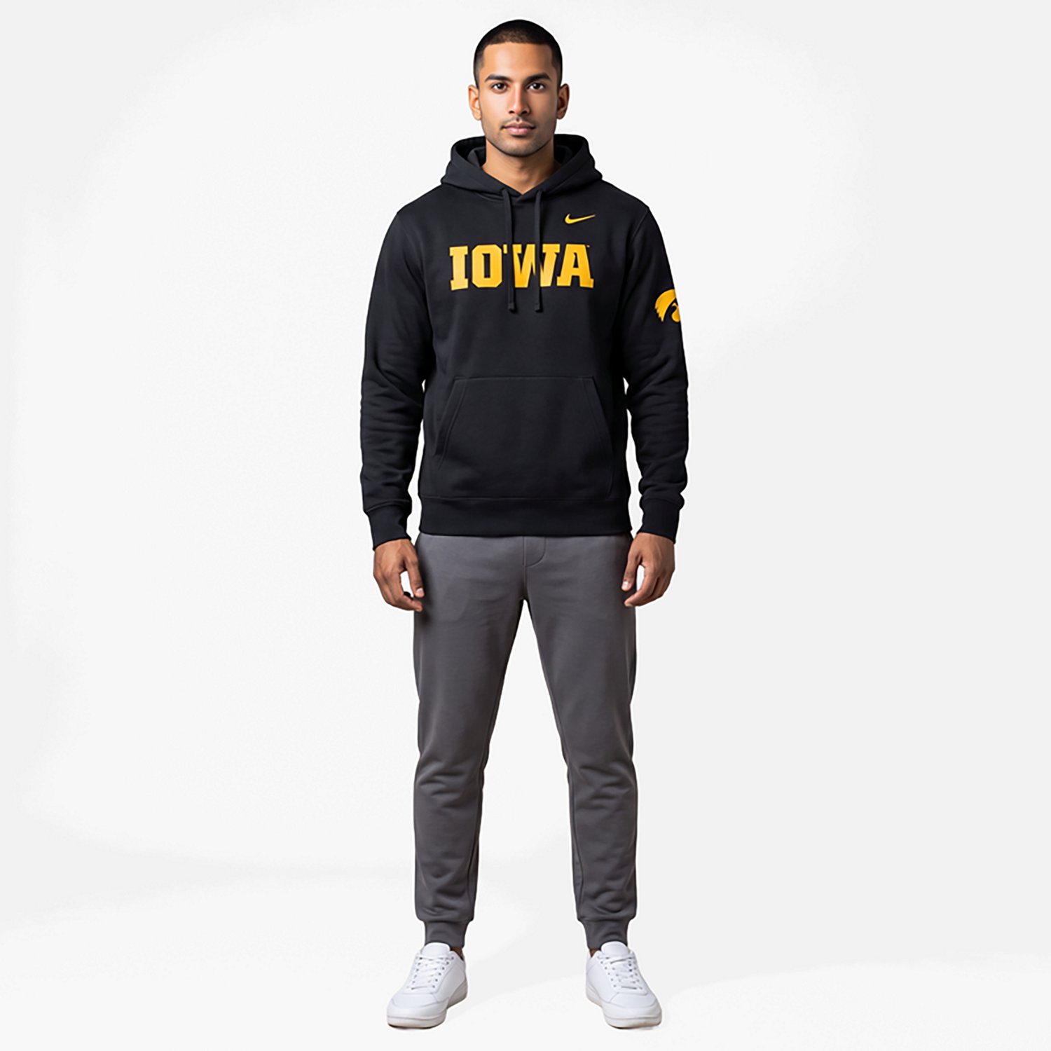 Nike Iowa Hawkeyes 2026 Sideline Club Fleece Hoodie