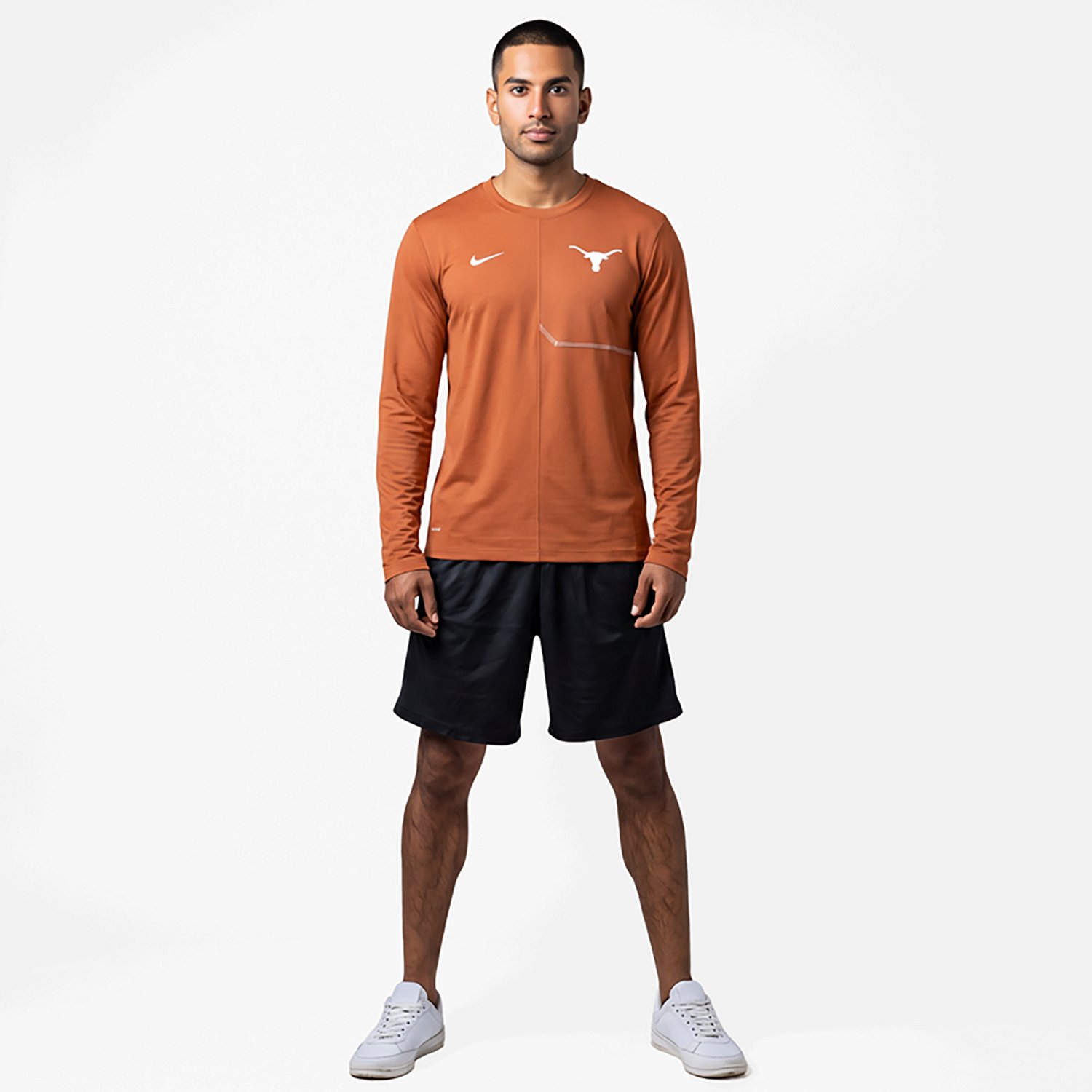 Nike Texas Longhorns 2026 Sideline Coaches UV Dri-FIT Long Sleeve Shirt