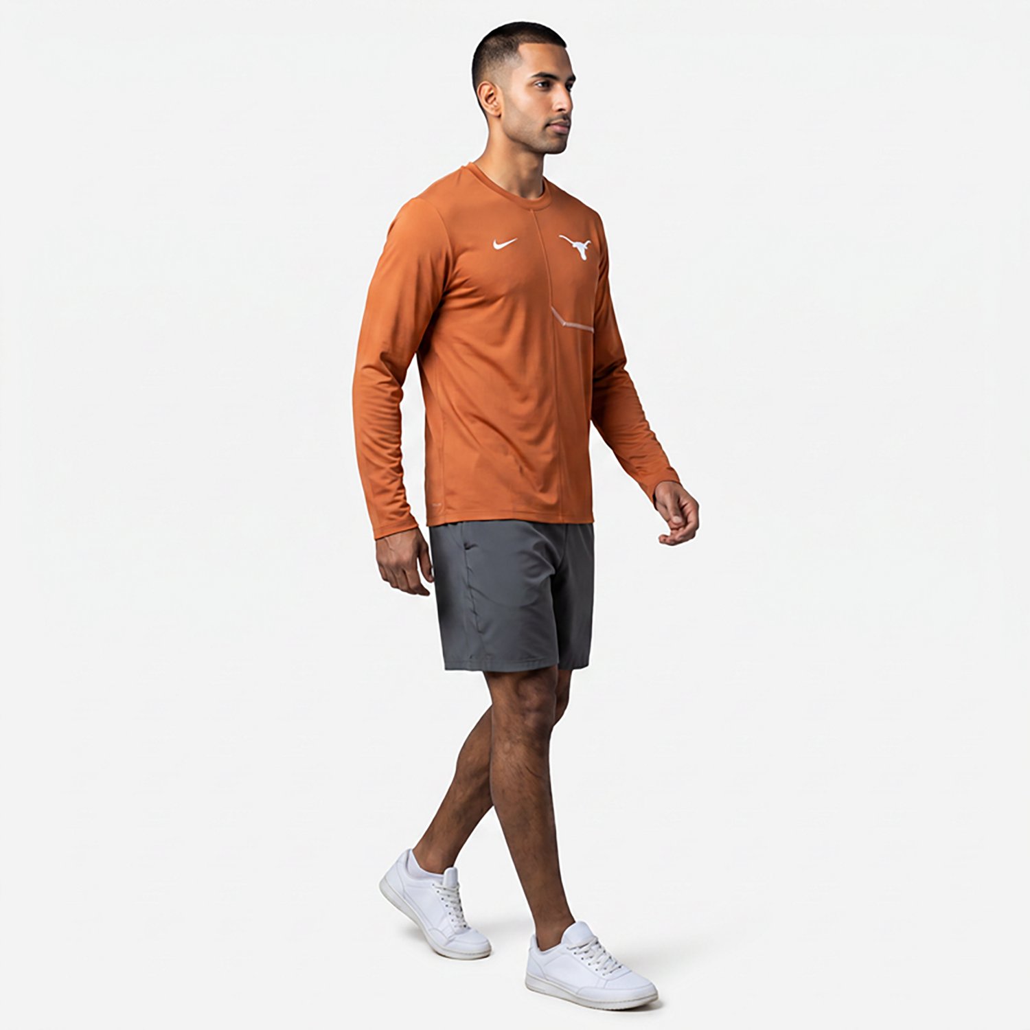 Nike Texas Texas Longhorns 2026 Sideline Coaches UV Dri-FIT Long Sleeve Shirt