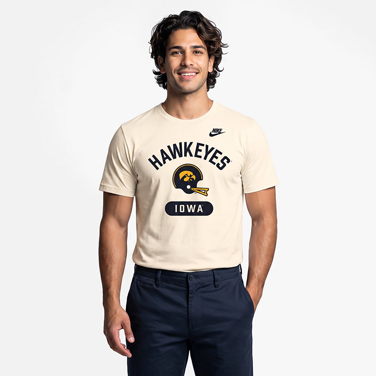 Nike Iowa Hawkeyes Legacy Arch Helmet T-Shirt - view number 2
