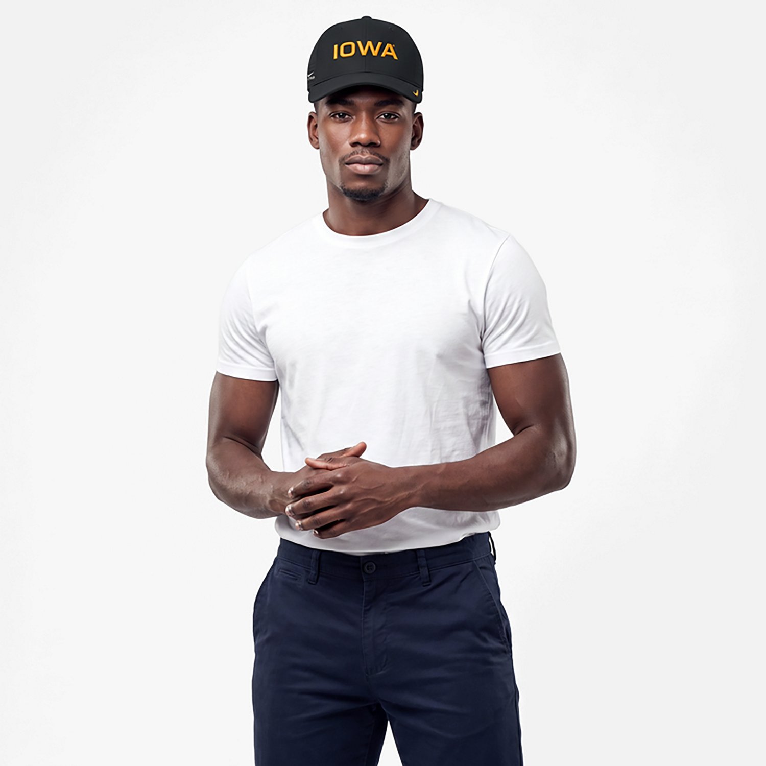 Nike Iowa Hawkeyes Gameday Aerobill Swooshflex Dri-FIT Hat