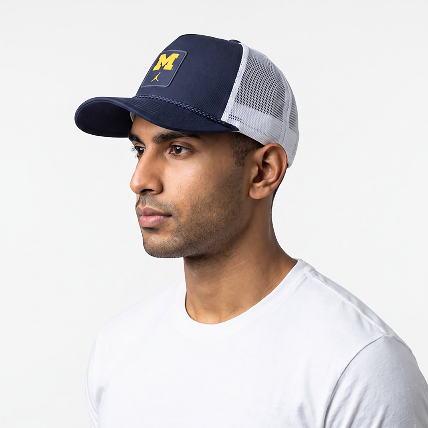 Unisex Jordan Brand Michigan Wolverines 2026 On-Field Gameday Rope Trucker Adjustable Hat - view number 2