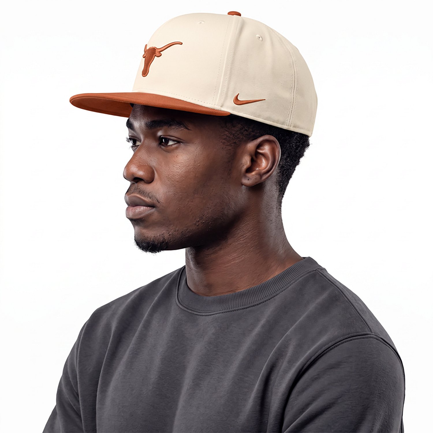 Unisex Nike Texas Orange Texas Longhorns Campus Prep Snapback Hat - view number 2