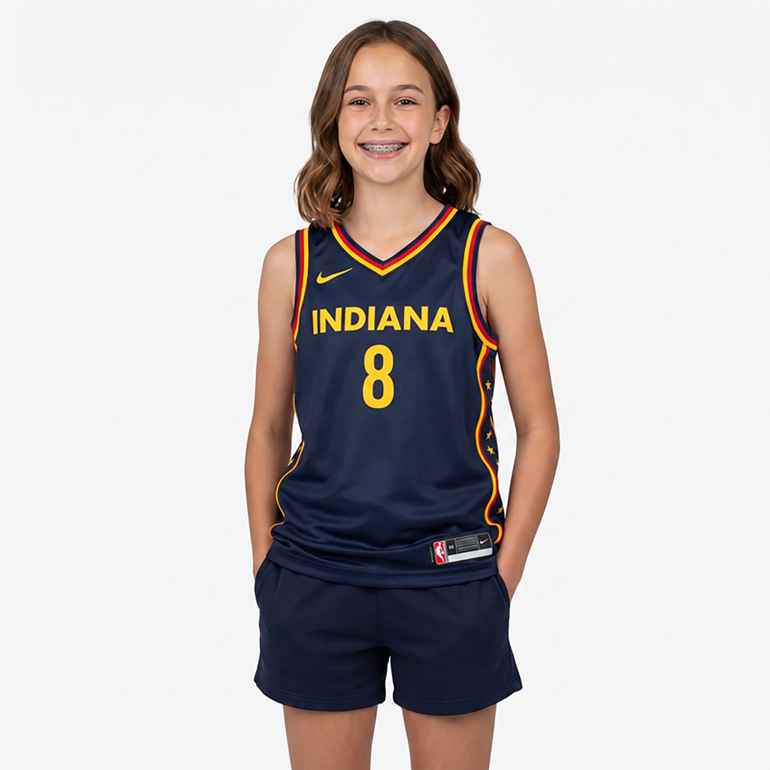 Youth Nike Sophie Cunningham Indiana Fever Explorer Edition Jersey - view number 2