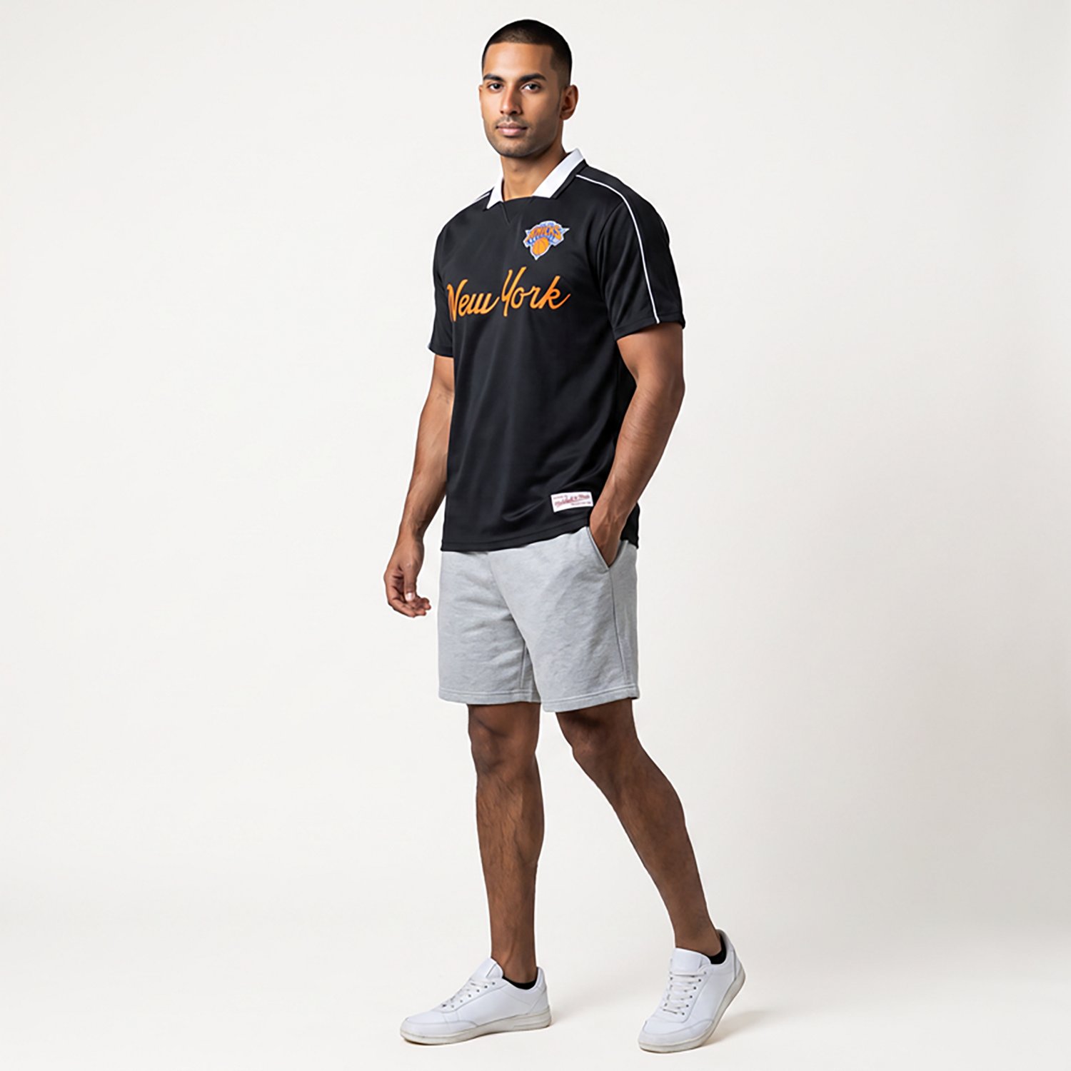 Mitchell  Ness New York Knicks Polo Jersey