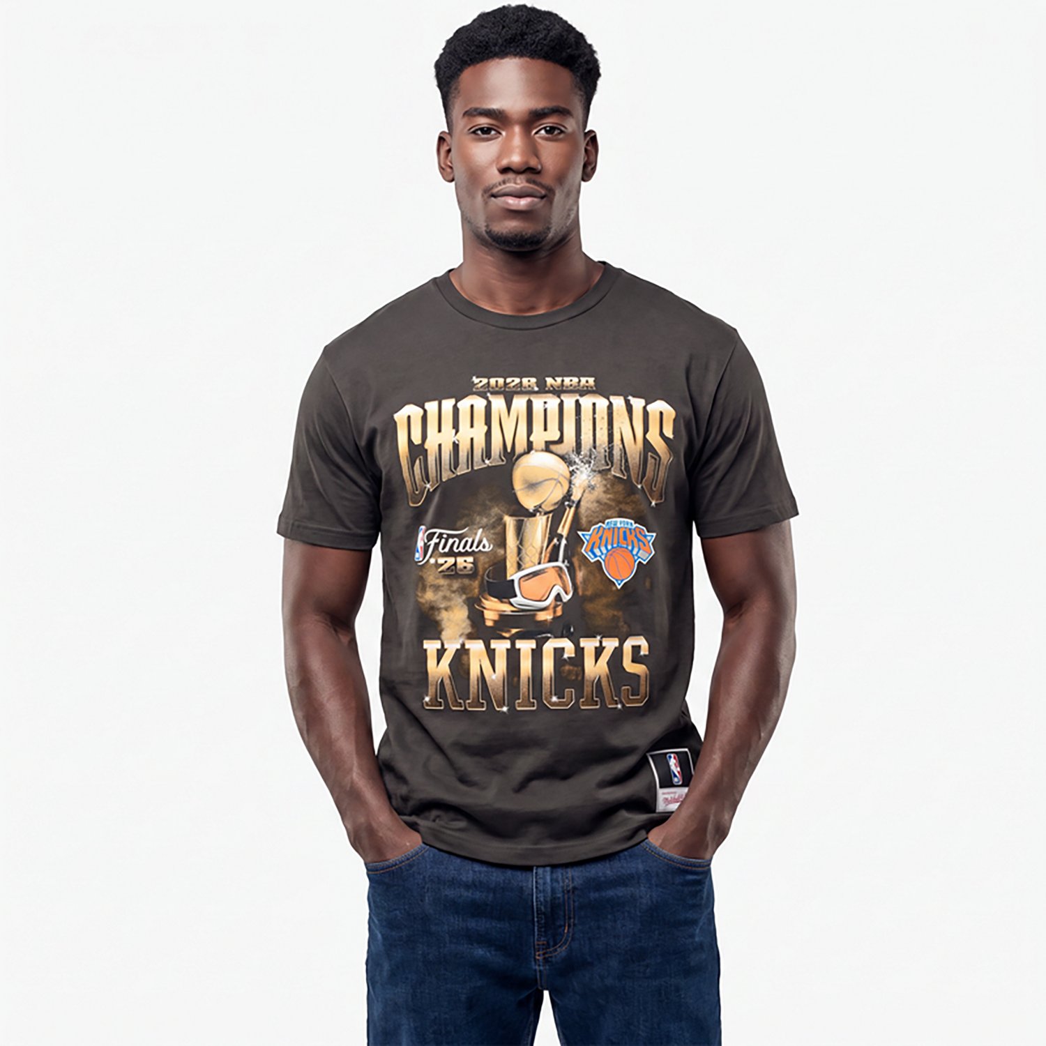 Mitchell  Ness New York Knicks 2026 NBA Finals Champions T-Shirt