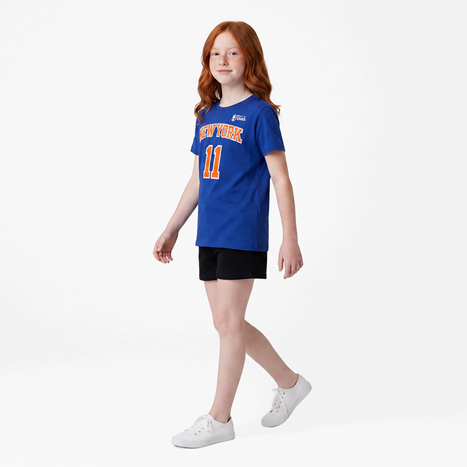 Youth Nike Jalen Brunson New York Knicks 2026 NBA Finals Name  Number T-Shirt - view number 2