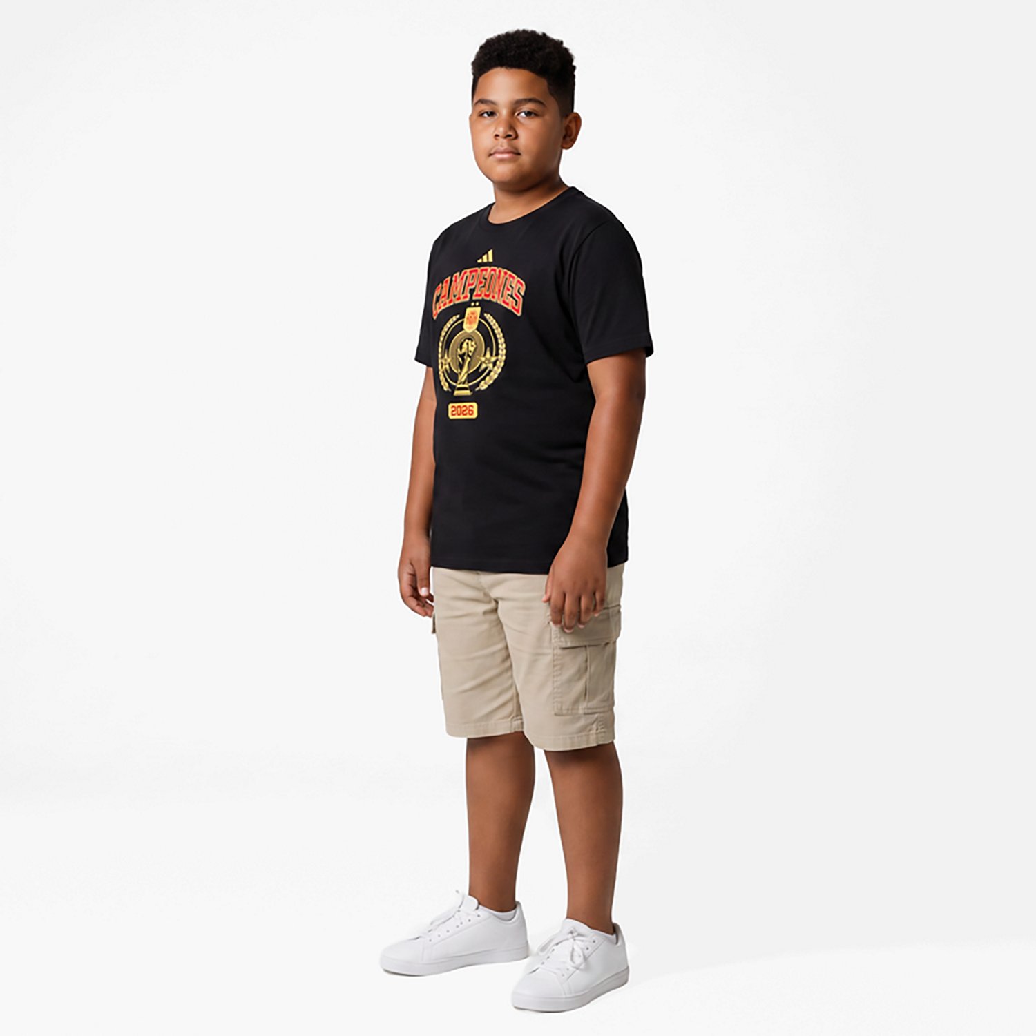 adidas Youth Spain National Team 2026 FIFA World Cup Champions Trophy Short Sleeve T-shirt - view number 2