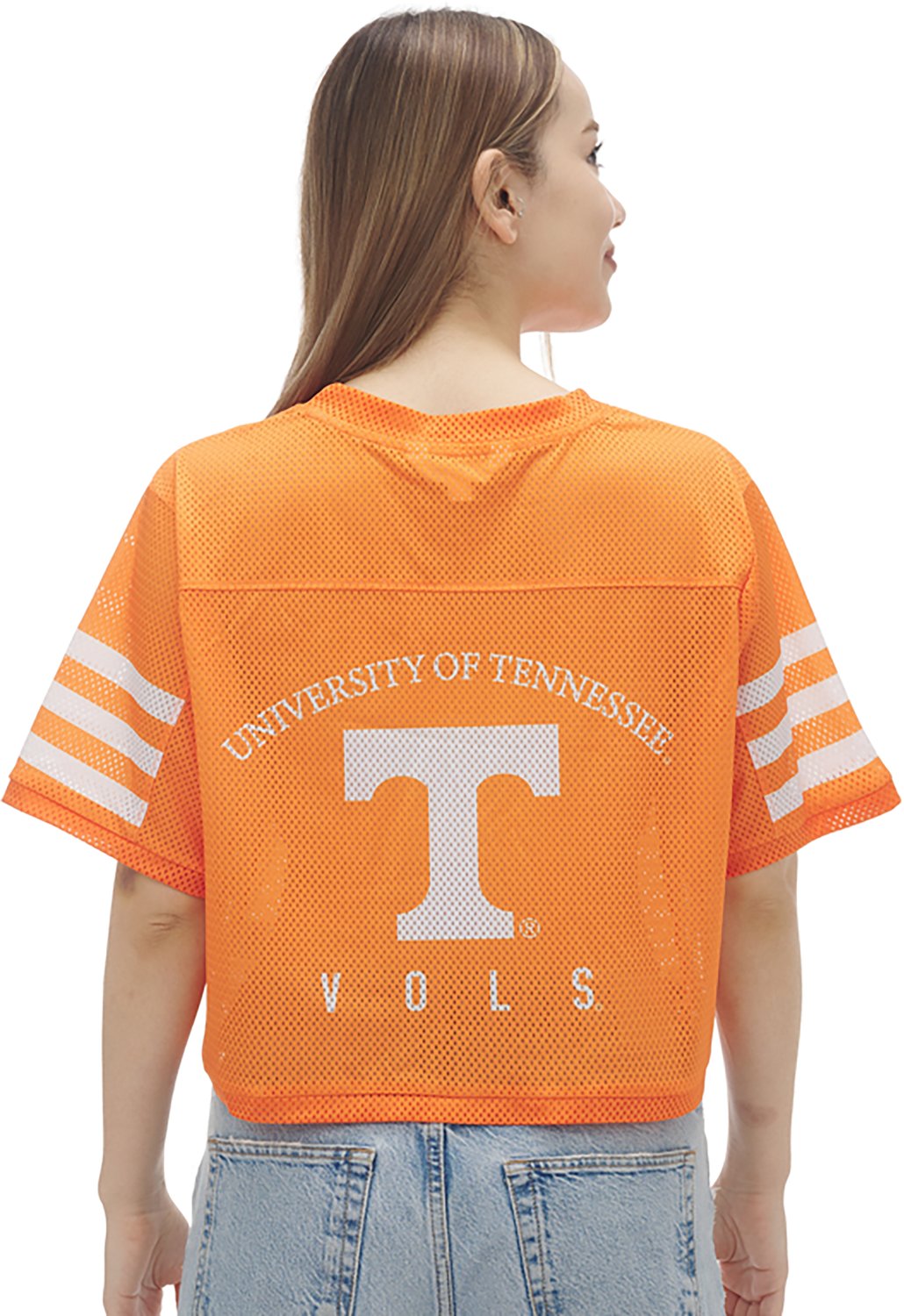 ZooZatz Women's University of Tennessee Field Goal Crop Jersey - view number 2