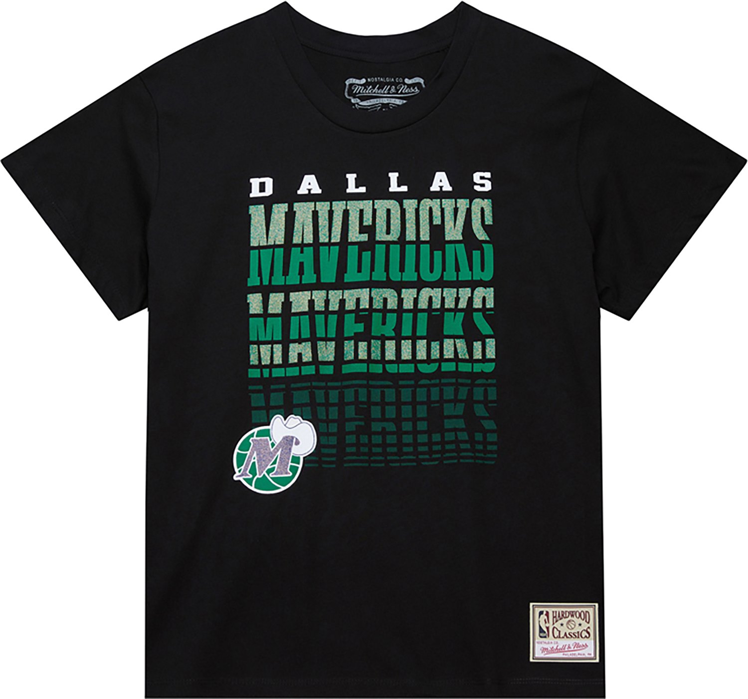 Mitchell & Ness Men's Dallas Mavericks Fade Away Graphic T-shirt
