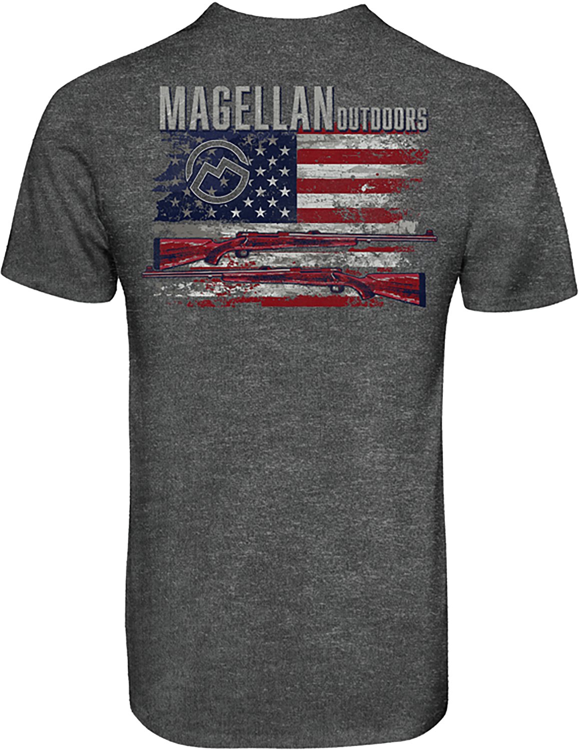 Magellan Outdoors Men's Rifle Flag Short Sleeve T-shirt