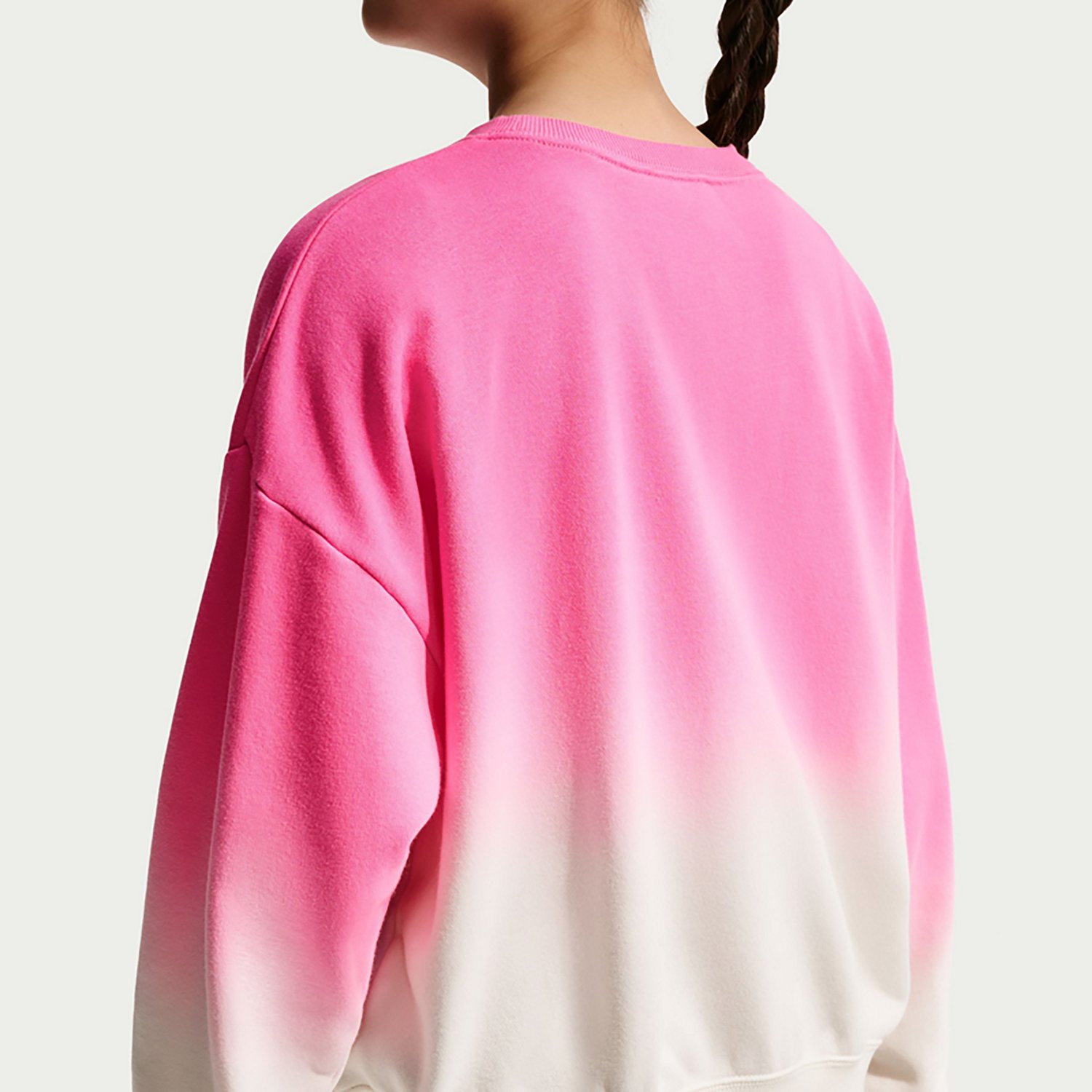 Nike Girls' Sportswear Fleece Boxy Graphic Sweatshirt - view number 4