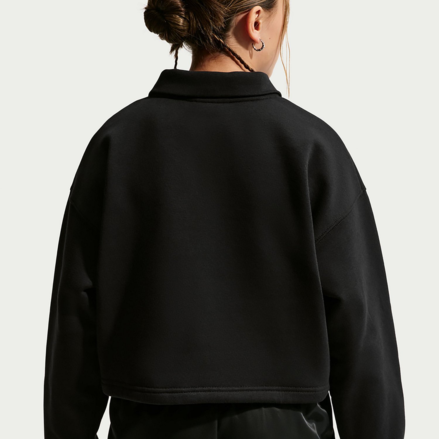 Nike Girls' Sportswear Studio Graphic Quarter Zip Top - view number 4