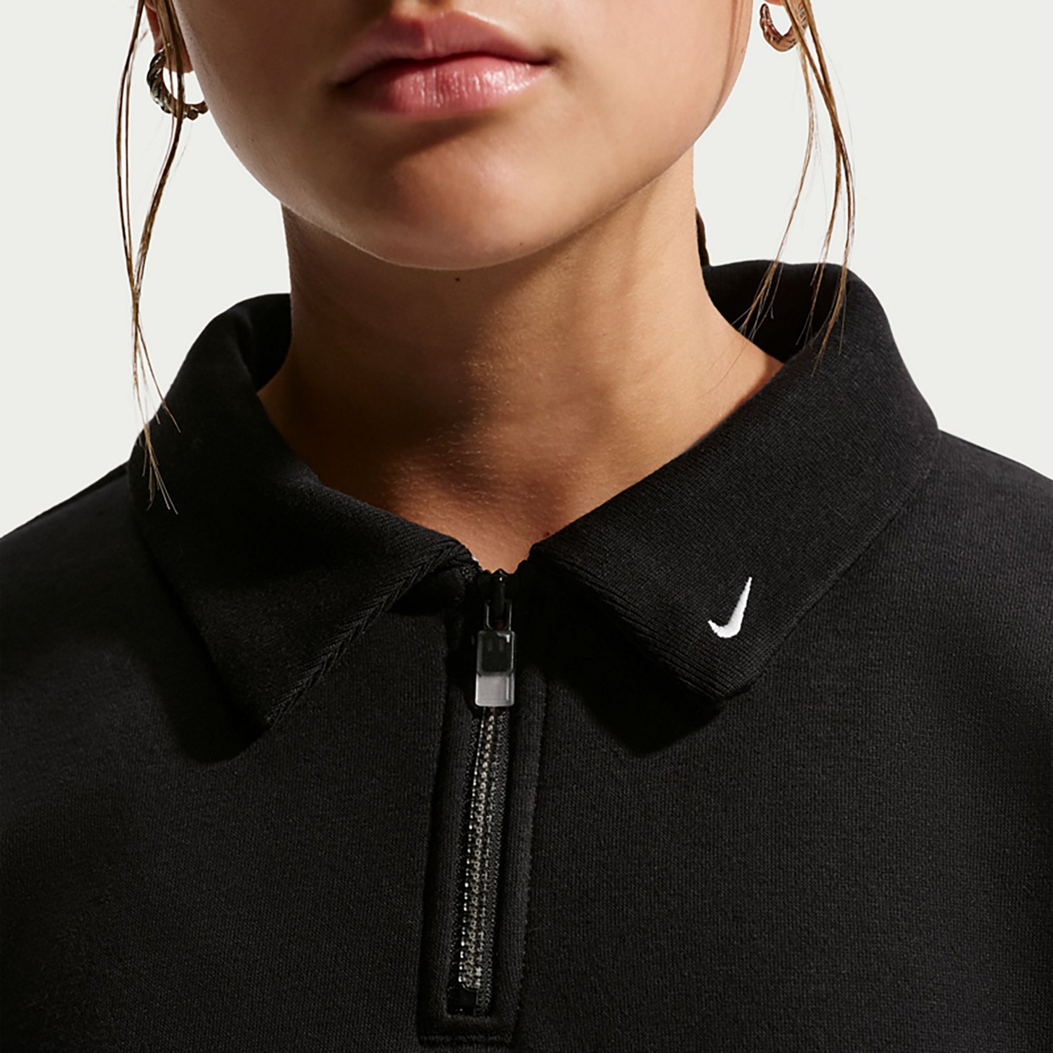 Nike Girls' Sportswear Studio Graphic Quarter Zip Top - view number 6