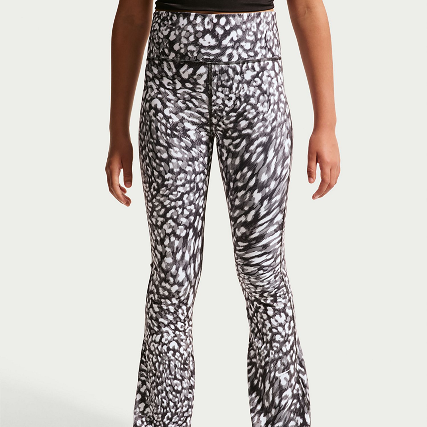 Nike Girls' One Tight Flare All Over Print Leggings