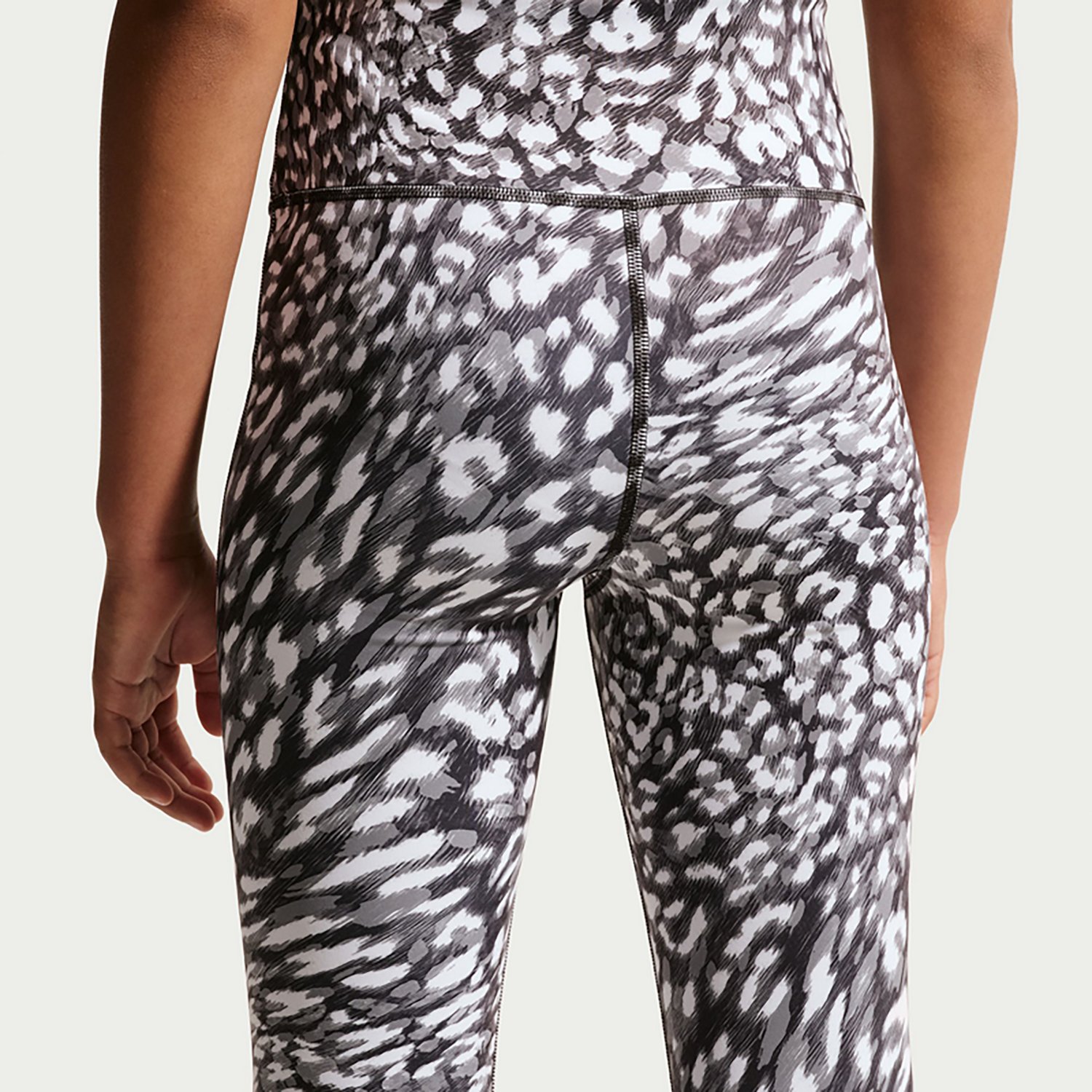Nike Girls' One Tight Flare All Over Print Leggings